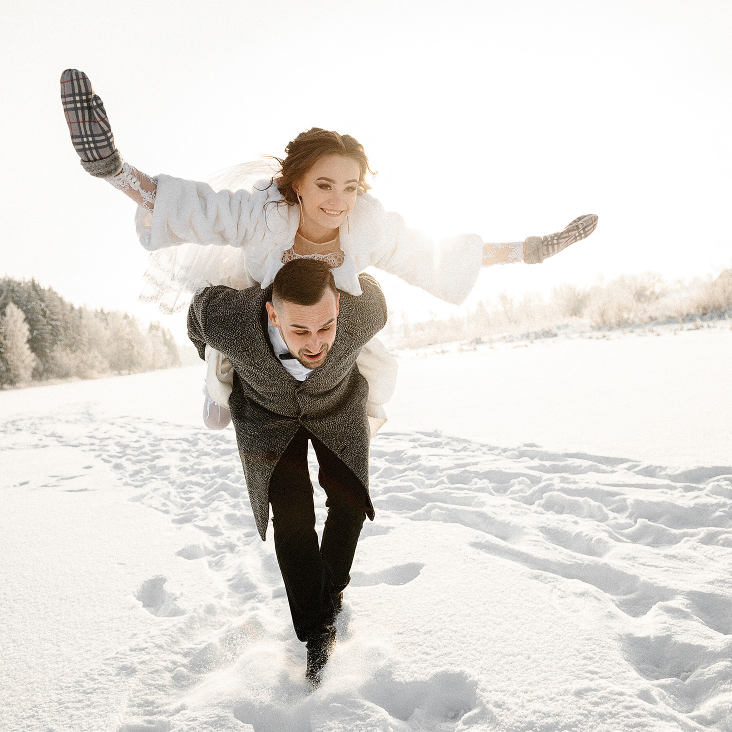 невеста летит