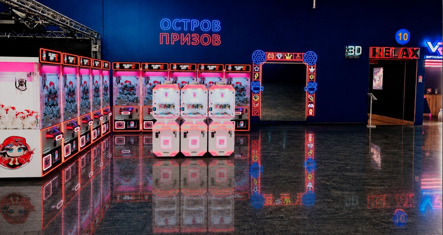 Визуализация зоны игровых автоматов в Санкт-Петербурге  - смотреть на сайте портфолио