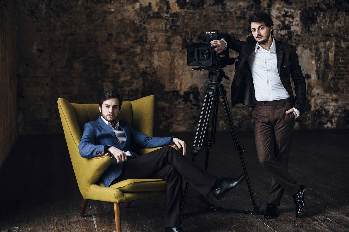 Съемка для дуэта ведущих Twin Brothers. Фотограф Игорь Цаплин