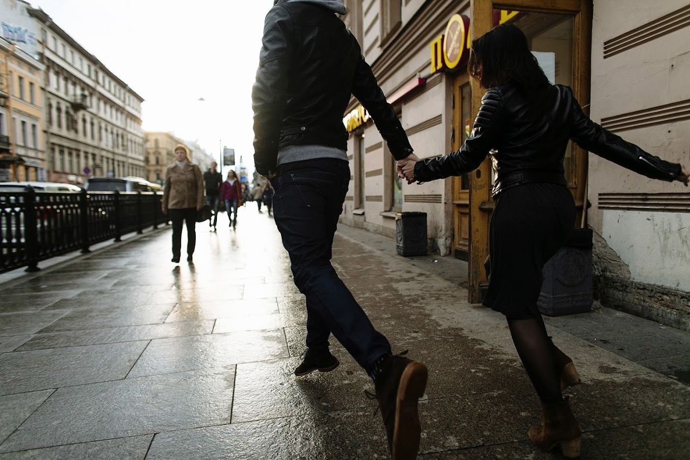 Аня и Леша. Прогулка по Питеру. Фотограф Игорь Цаплин