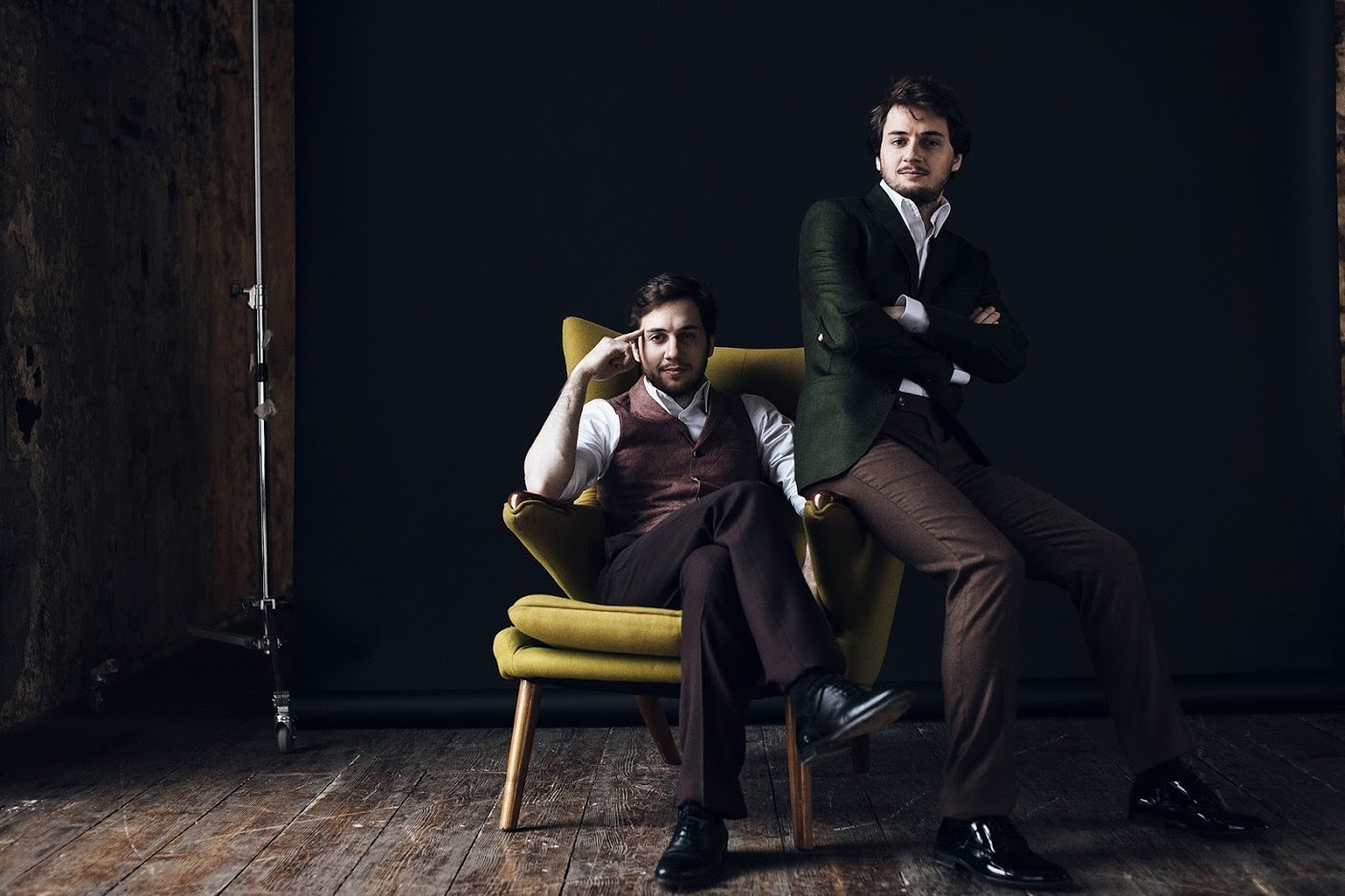 Съемка для дуэта ведущих Twin Brothers. Фотограф Игорь Цаплин