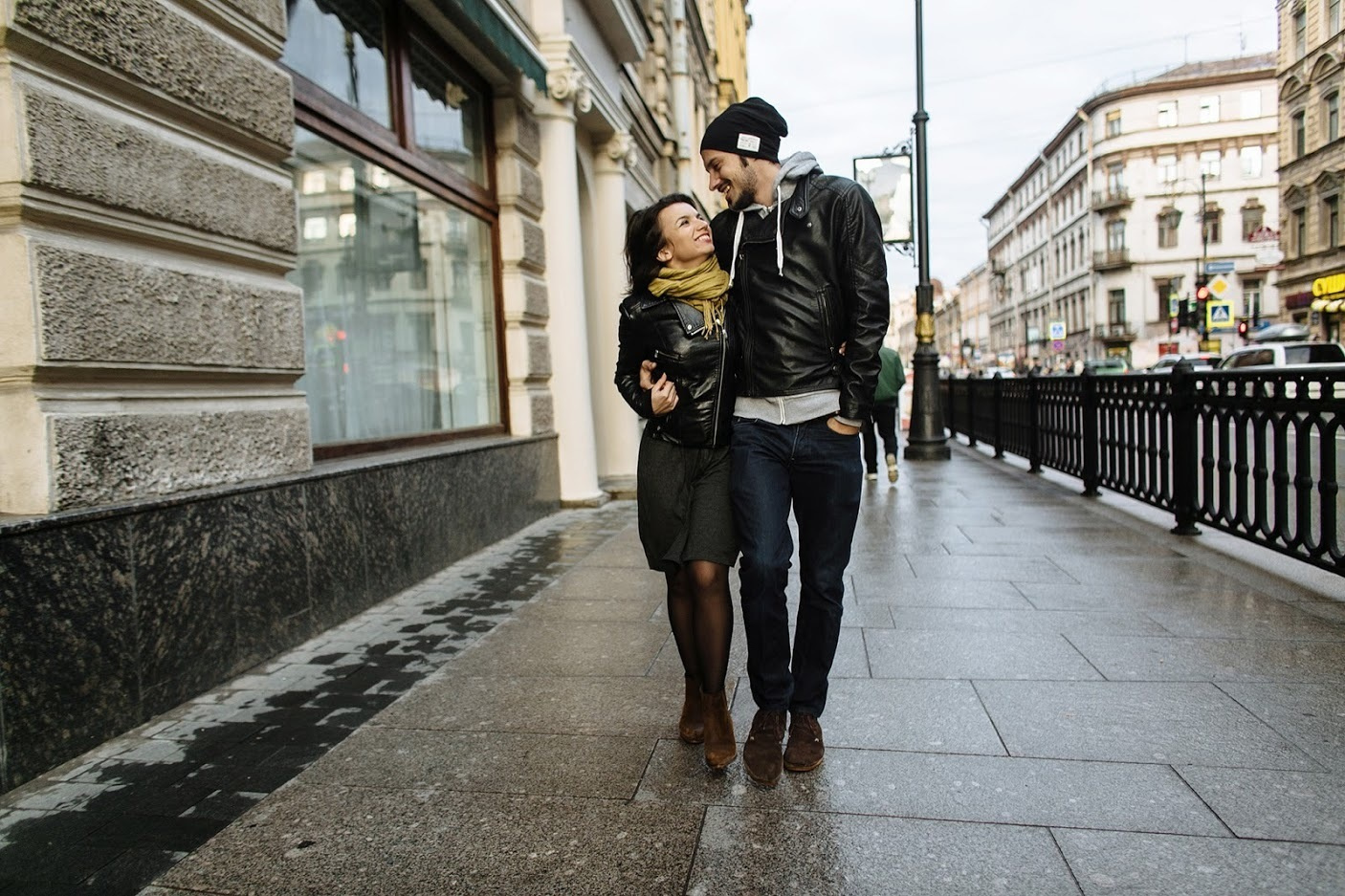 Аня и Леша. Прогулка по Питеру. Фотограф Игорь Цаплин