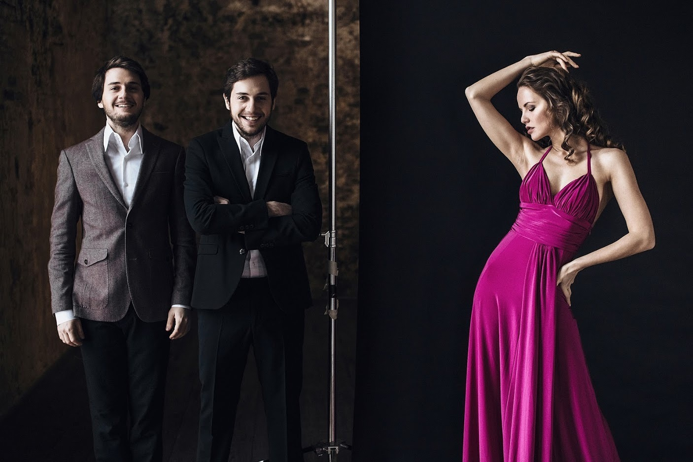 Съемка для дуэта ведущих Twin Brothers. Фотограф Игорь Цаплин