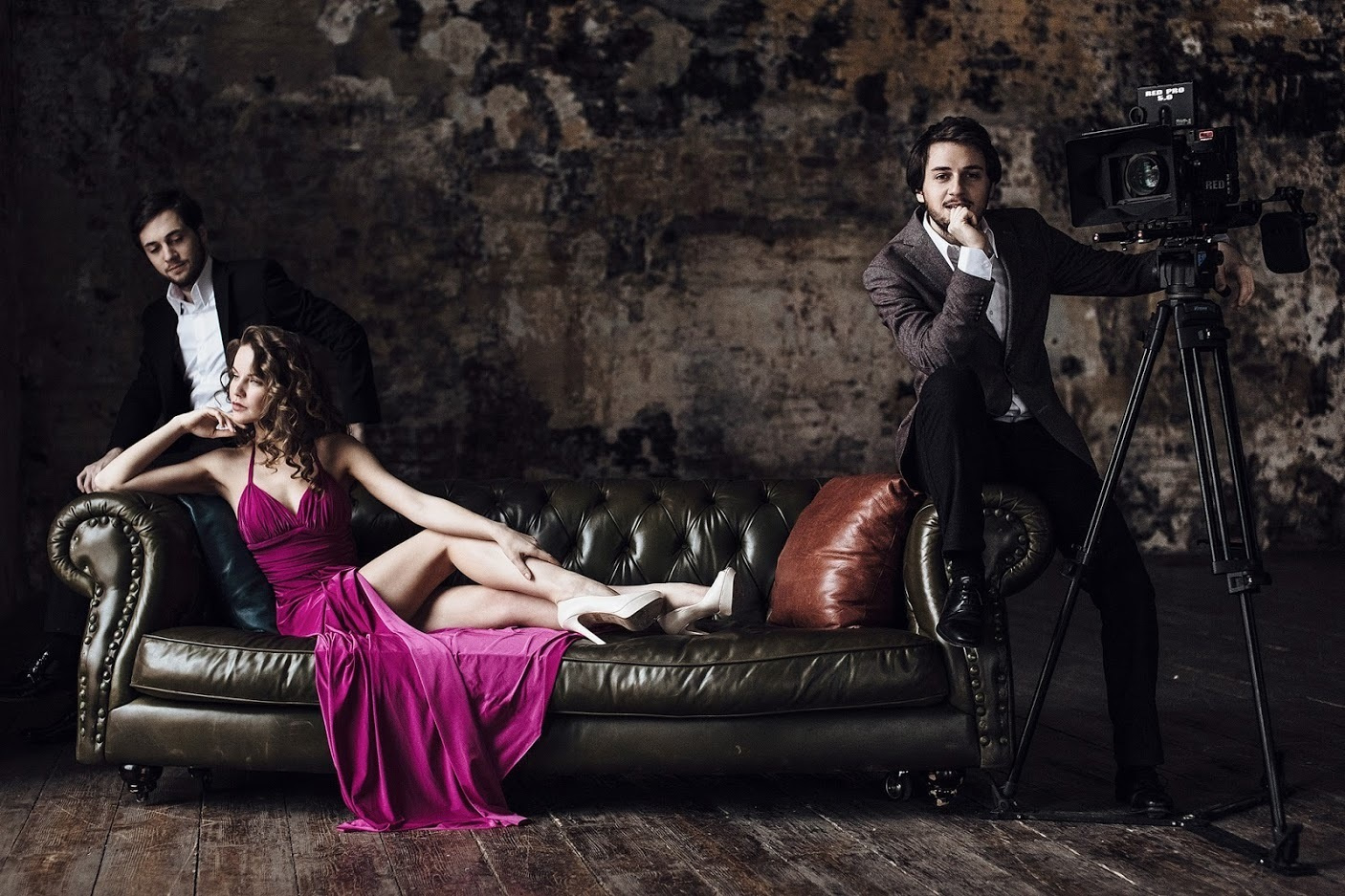 Съемка для дуэта ведущих Twin Brothers. Фотограф Игорь Цаплин