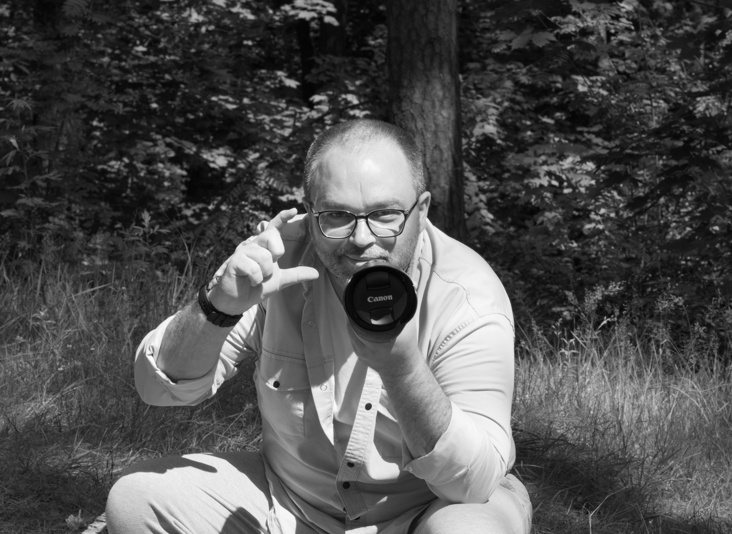 Услуги. Фотограф, получающий удовольствие от своей работы