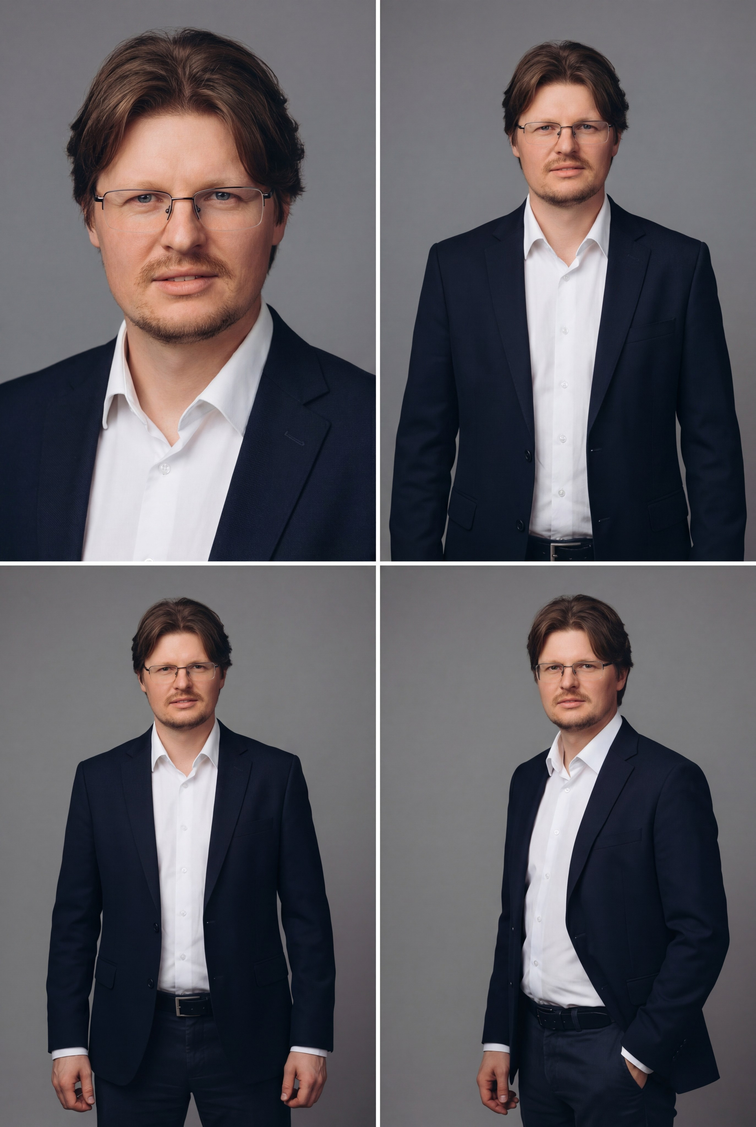 ИИ корпоративный портрет сотрудника по исходной фотографии