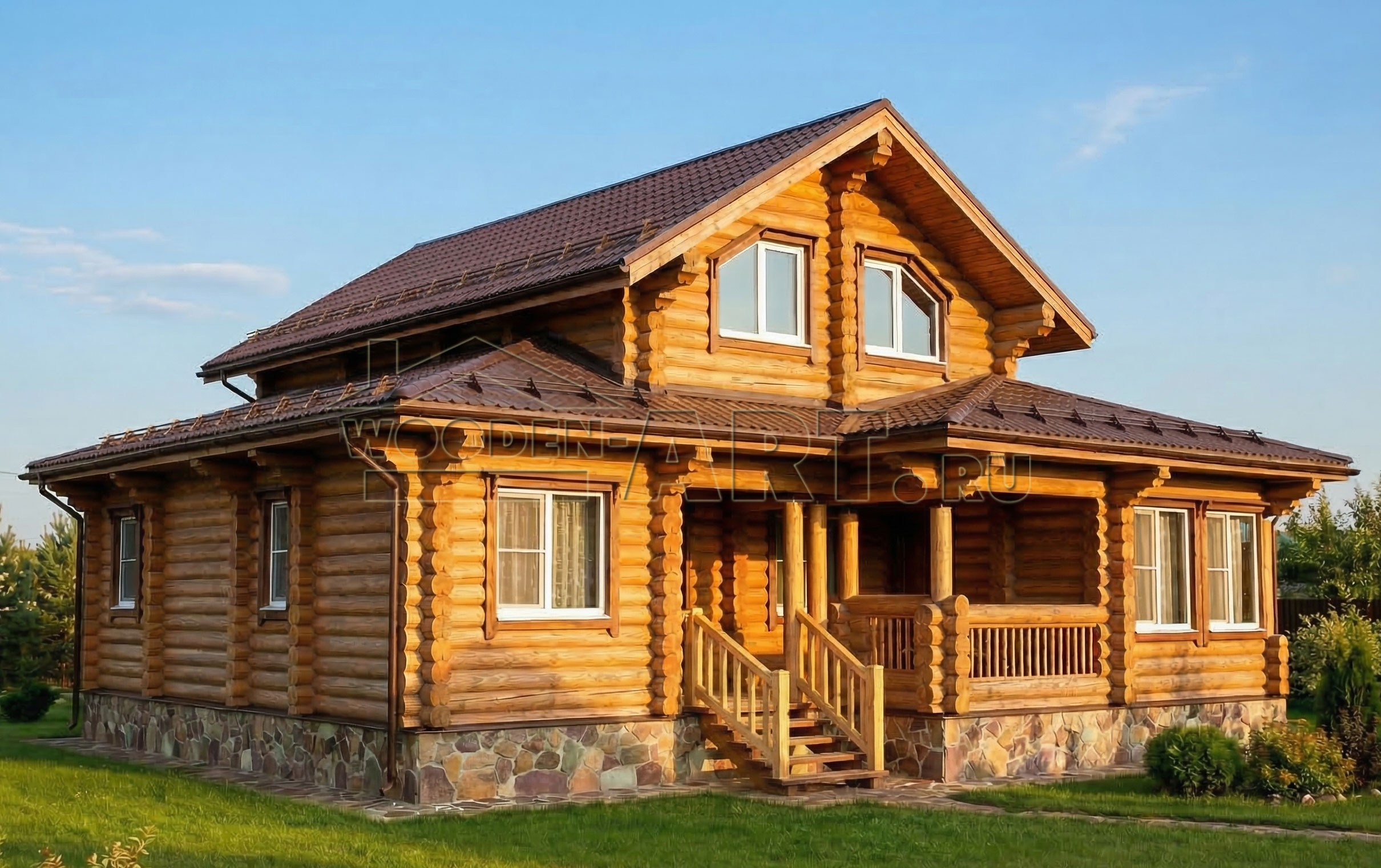 «Журавлево» 182 кв. м. Проекты деревянных домов. Архитектор Ольга Мальцева