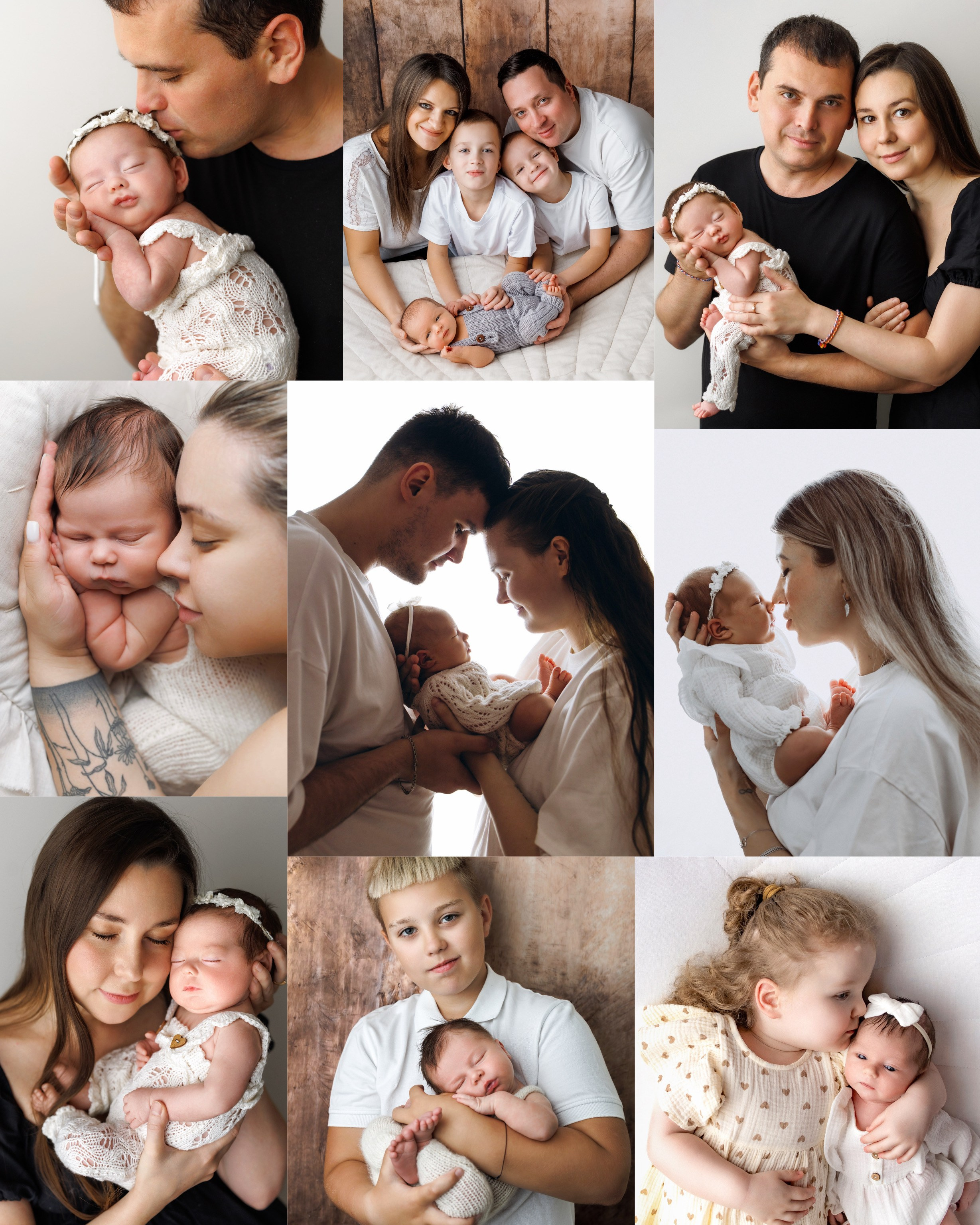 Семейные портреты, с которых начинается история вашей семьи. Ньюборн фотосесиия новорожденных на дому Москва, Коломна и МО Чернова Анна