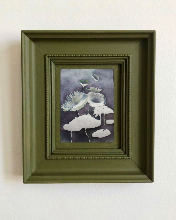 София Гольцева «Watercolor small.water lilies N3». Декор для дома