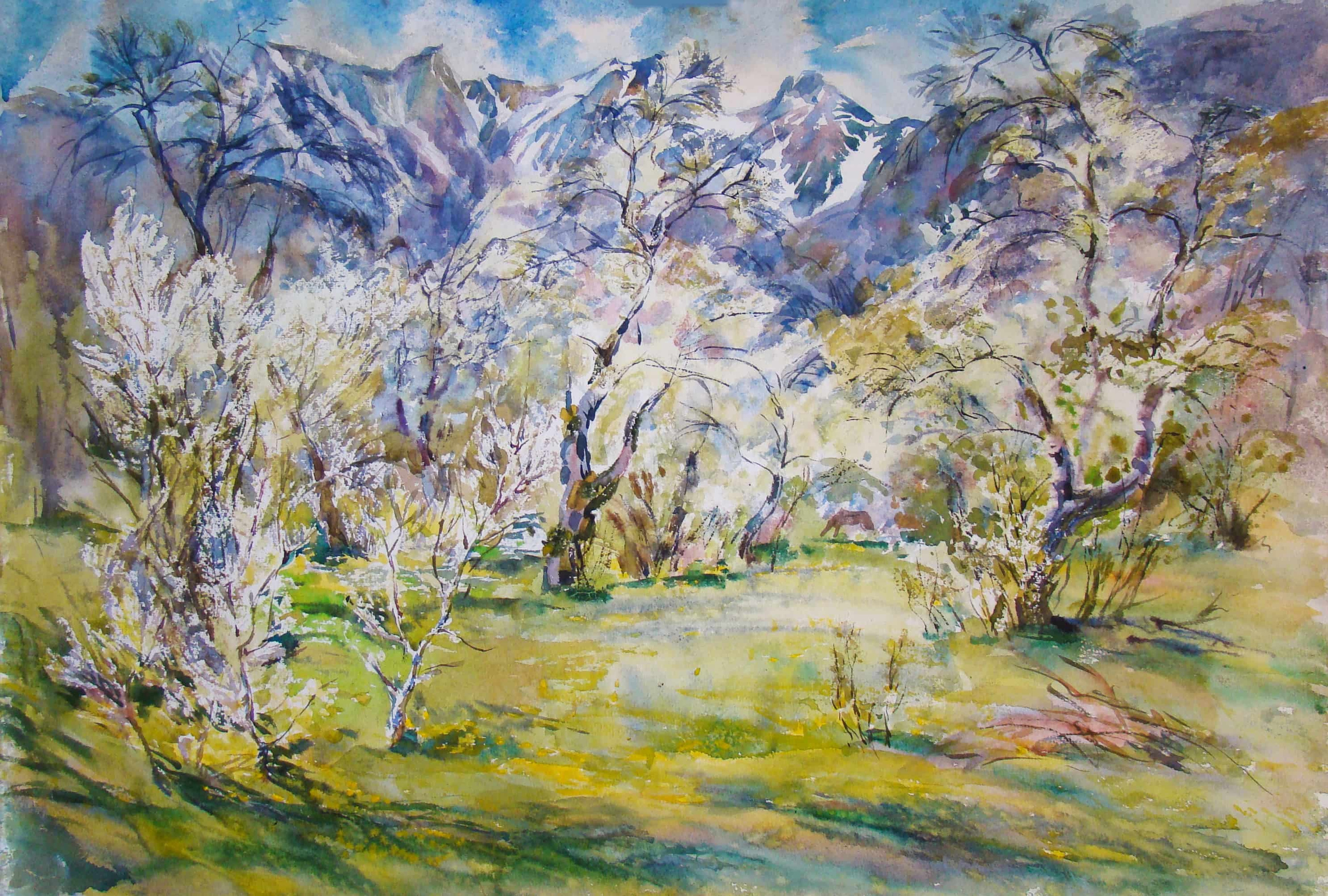 Пейзажи художника Галины Поплавской. Свет акварели Галины Поплавской