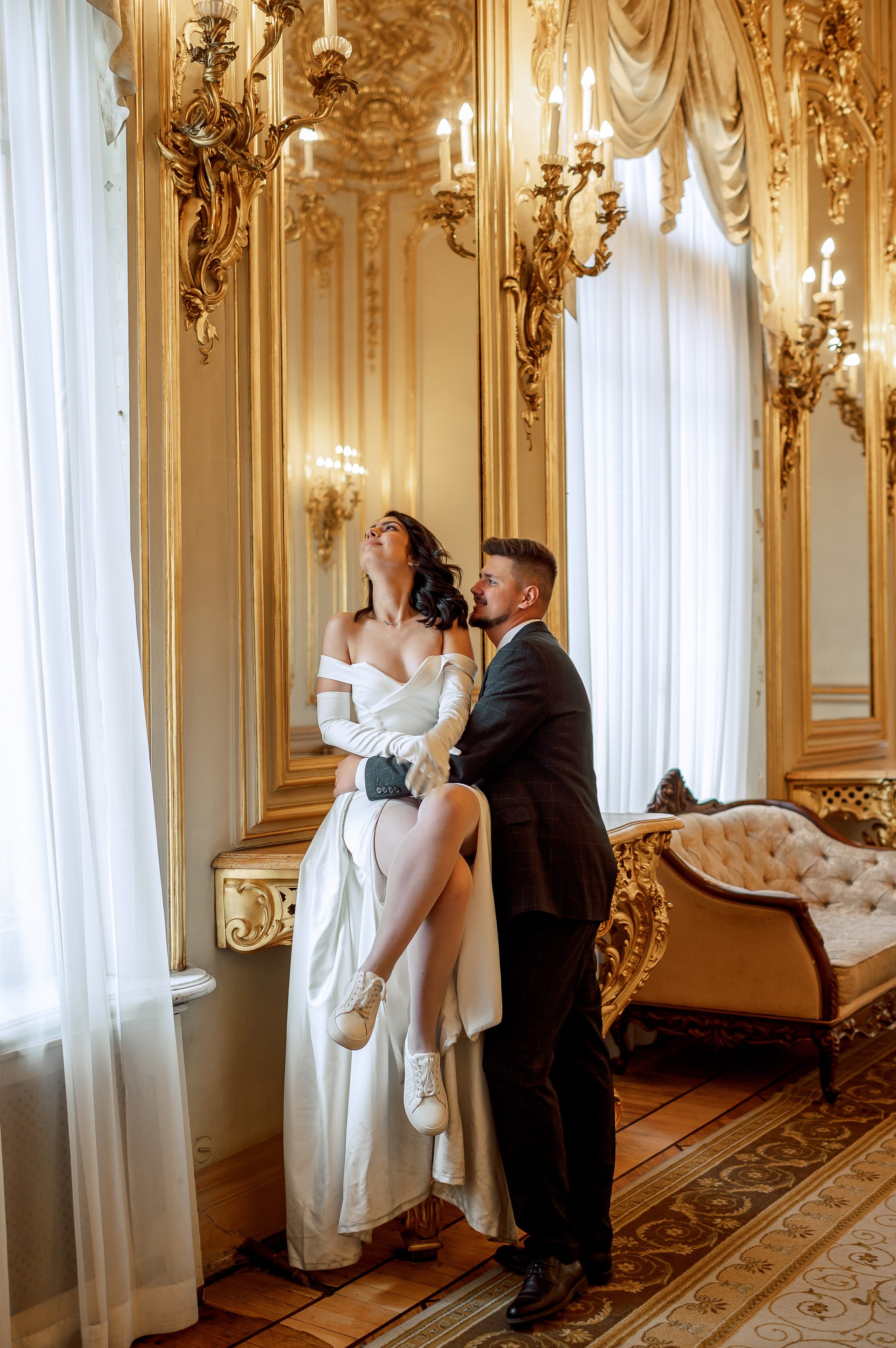 Свадебная фотосессия в Первом Дворце Бракосочетания № 1 на Английской набережной. Портретный, семейный и свадебный фотограф в Санкт-Петербурге и в Пушкине Ширяев Денис