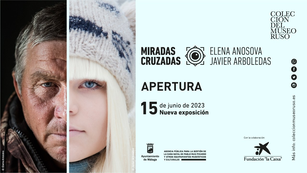 MIRADAS CRUZADAS / exhibition in Colección Museo Ruso / Malaga, Spain. Елена Аносова — художница и исследовательница, куратор и лектор