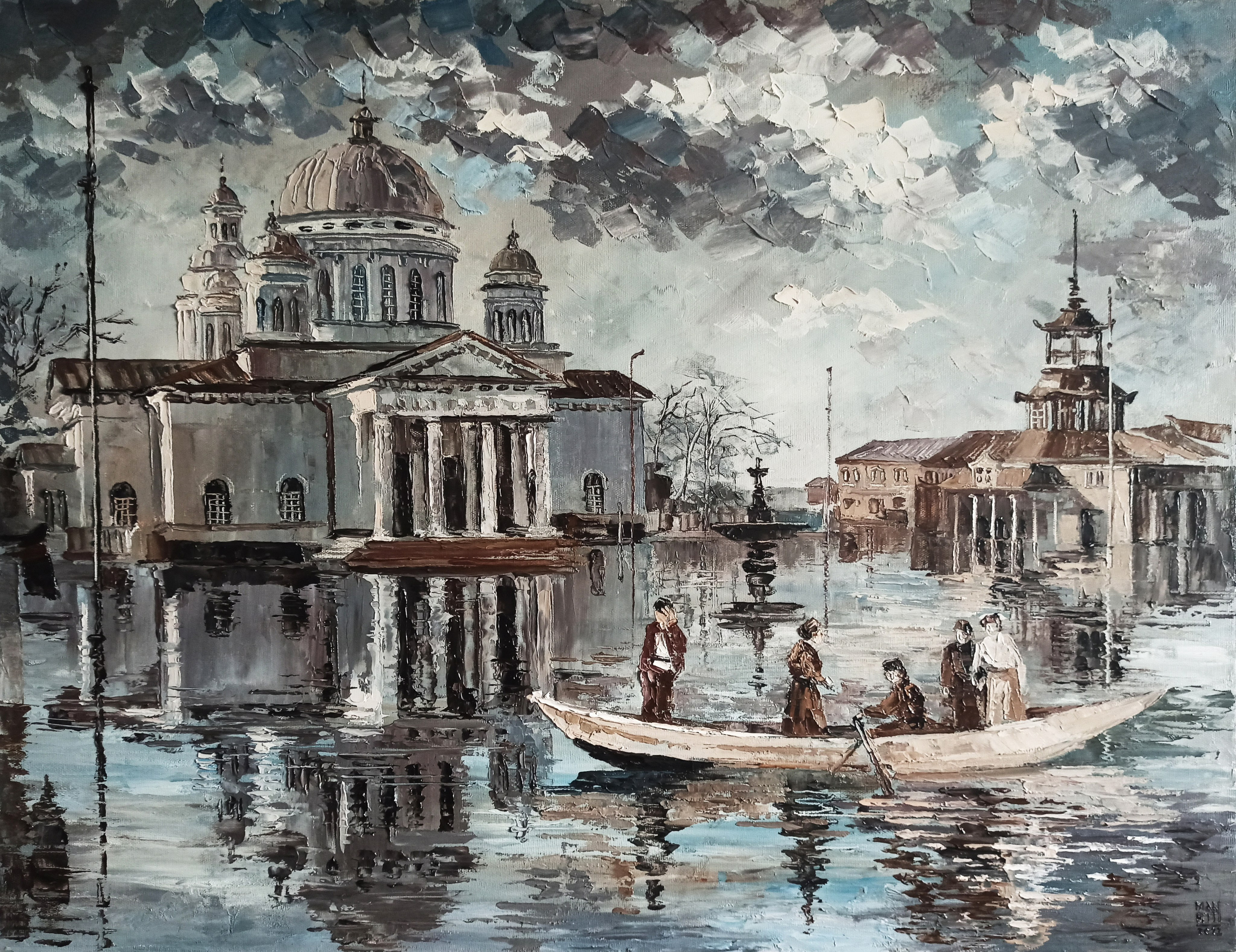 Новосельская Марина галерея картин. НТОХ  «КОЛЛАЖ»