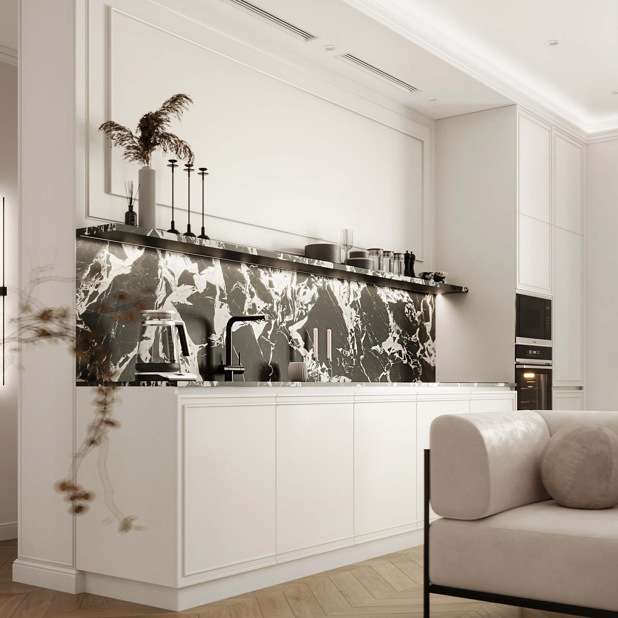 Дизайн кухни, дизайн проект кухни, кухня-гостиная французский стиль, дизайн интерьера Санкт-Петербург, дизайнер интерьера интерьеров