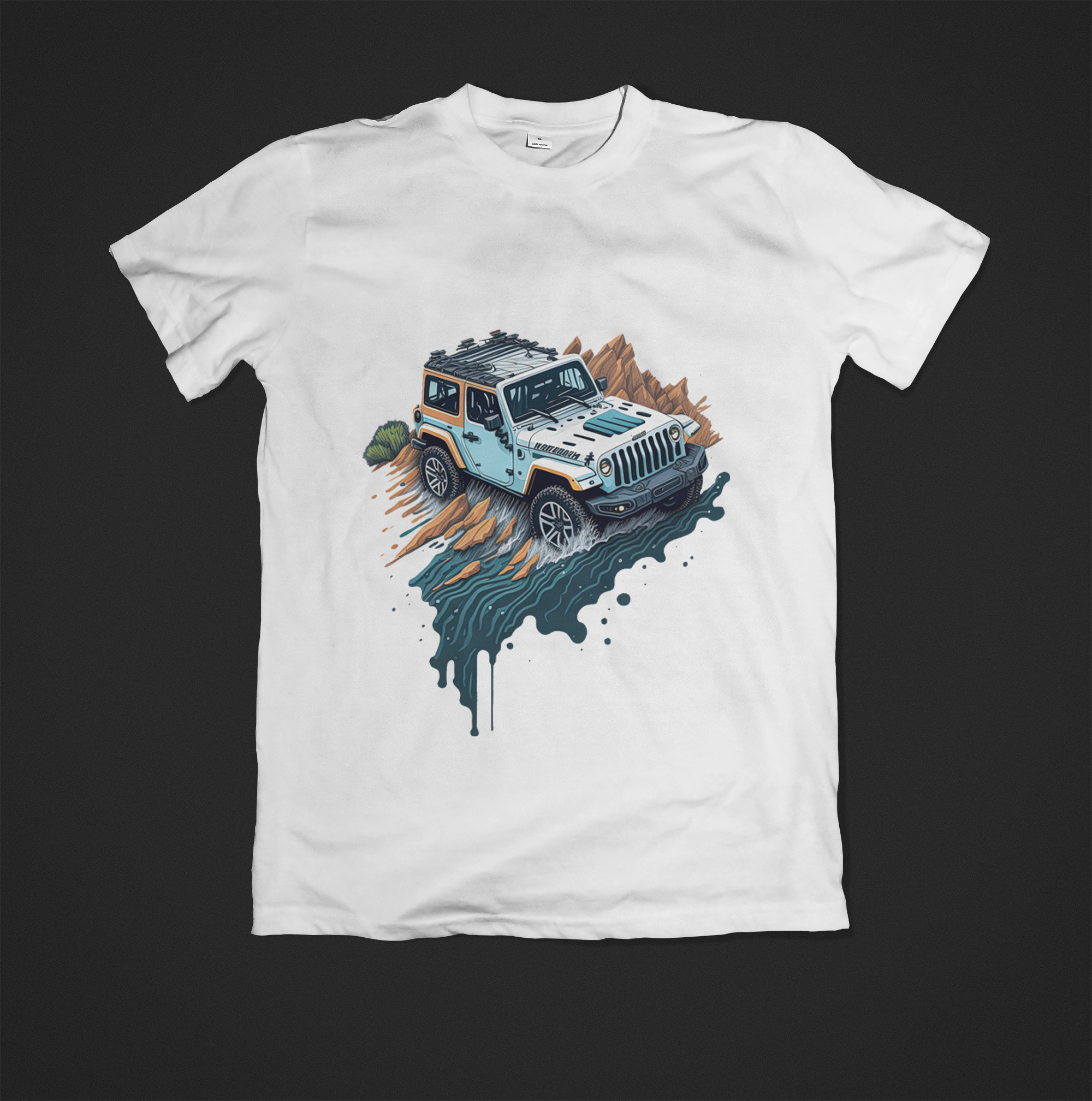 Футболка с модным авторским принтом для детей