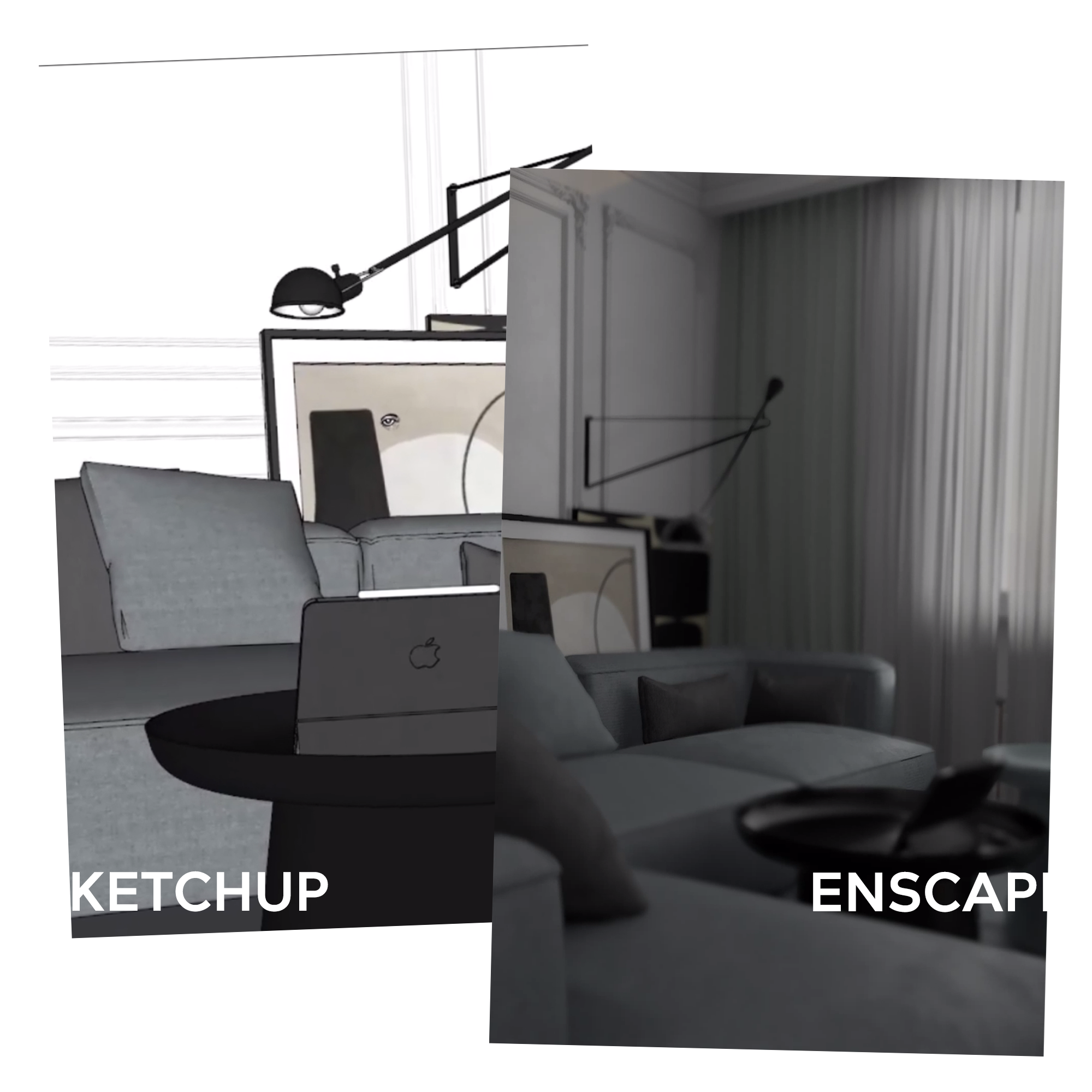 Sketchup. 3D визуализация интерьера и архитектурной среды
