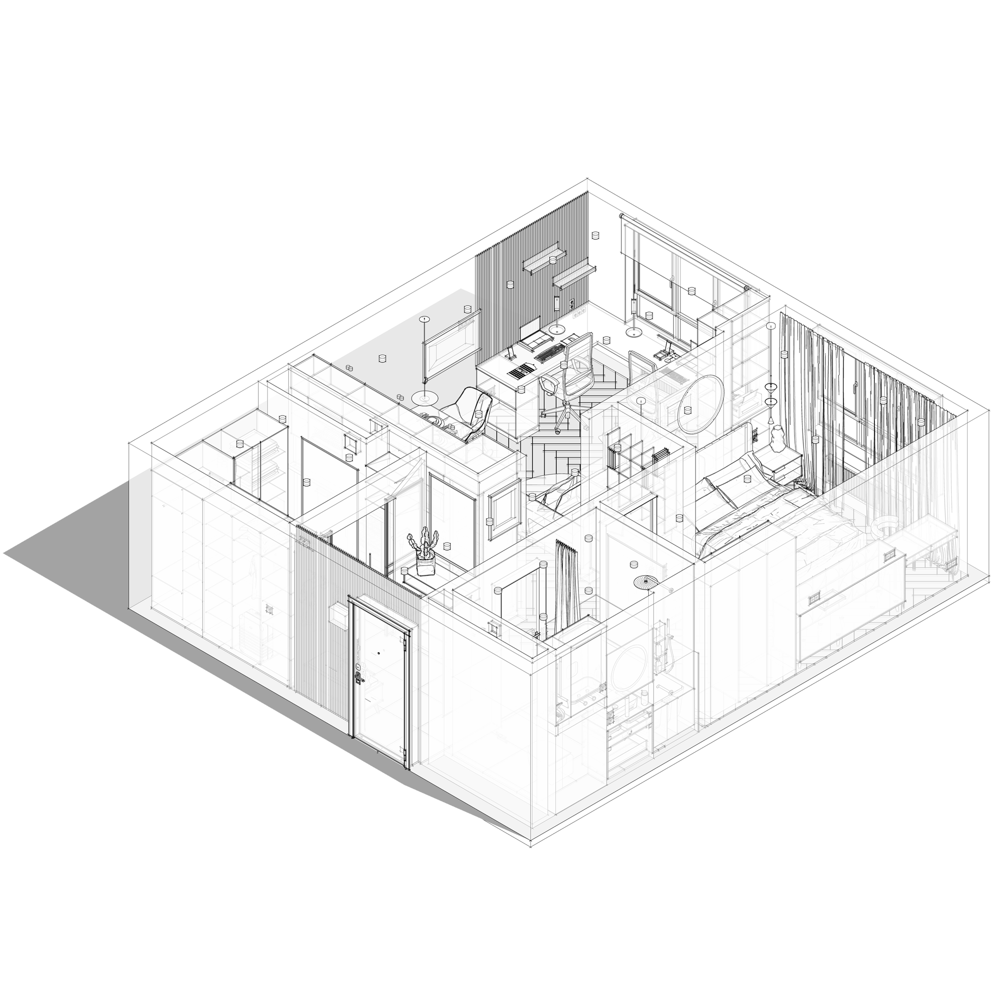 Sketchup. 3D визуализация интерьера и архитектурной среды