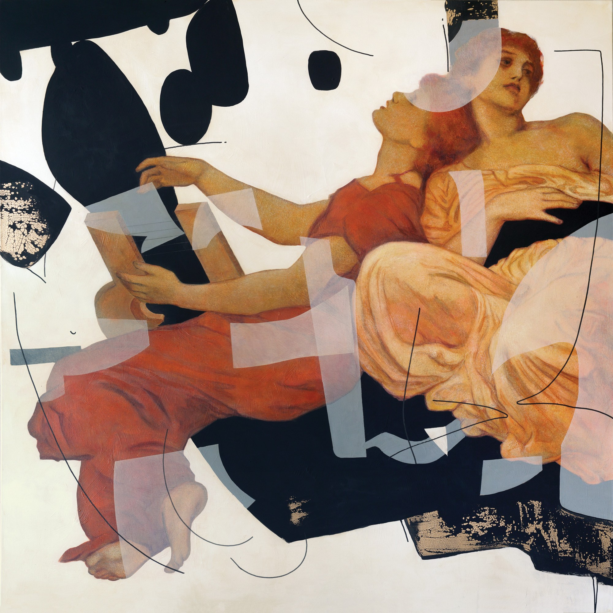 Холст, акрил, 100х100 см