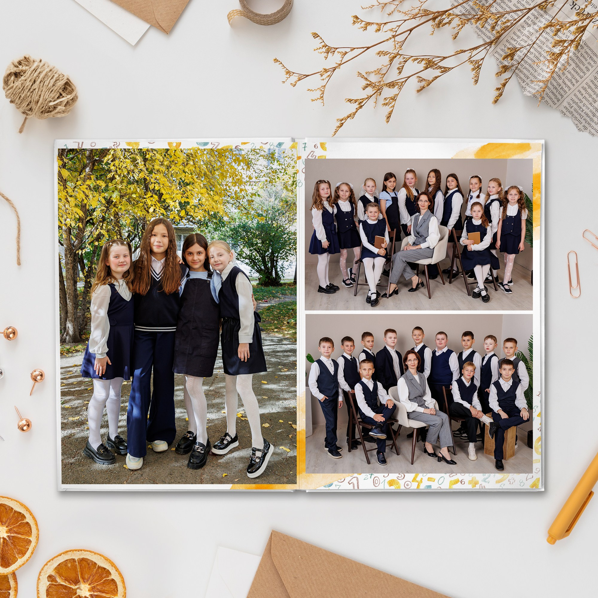 Начальная школа «Фотоальбом персональный». Студия выпускных альбомов Ольги Тушковой в городе Каменск-Уральский, Екатеринбург