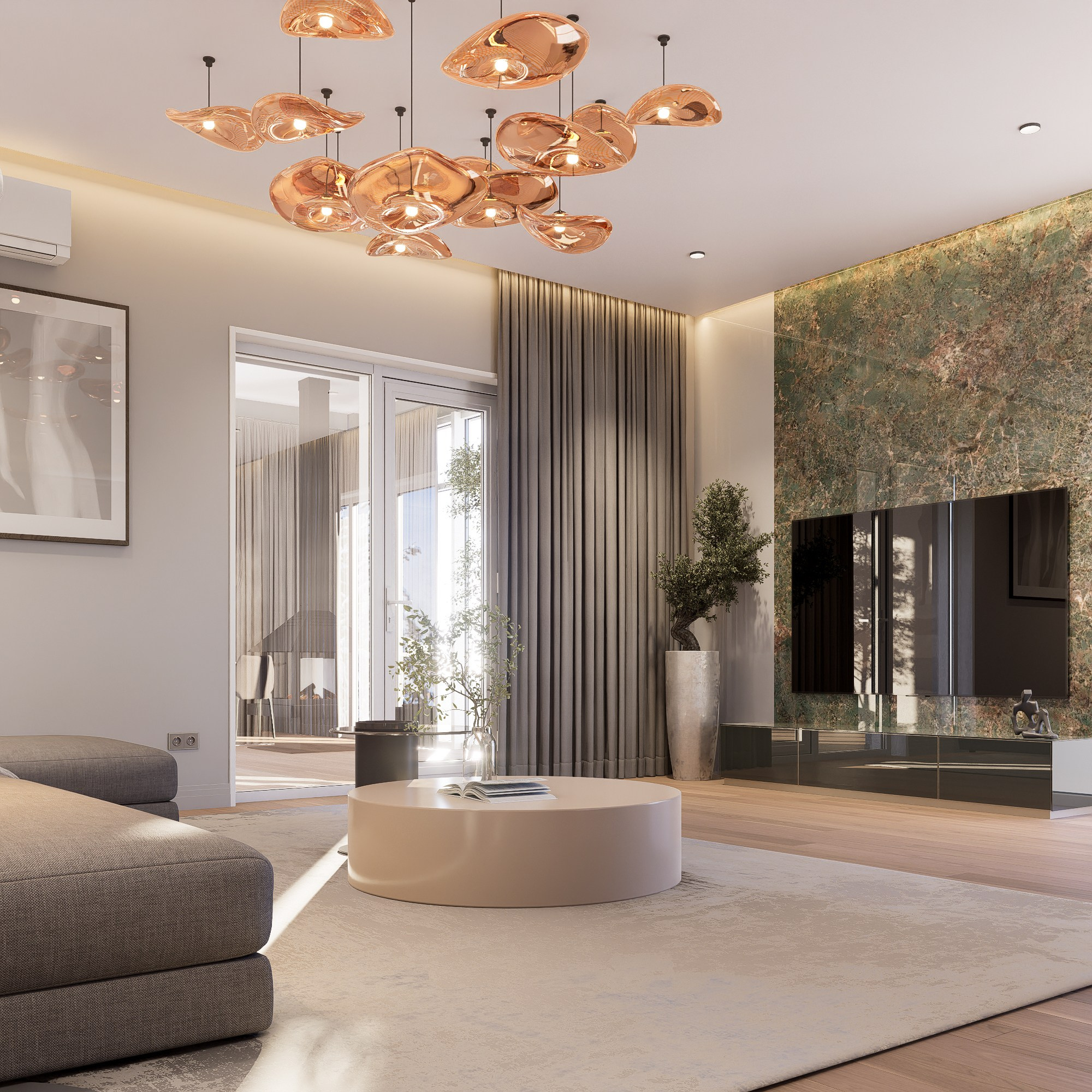 Фьерд 2-х комнатный. Архитектурно-дизайнерское бюро ROOMS