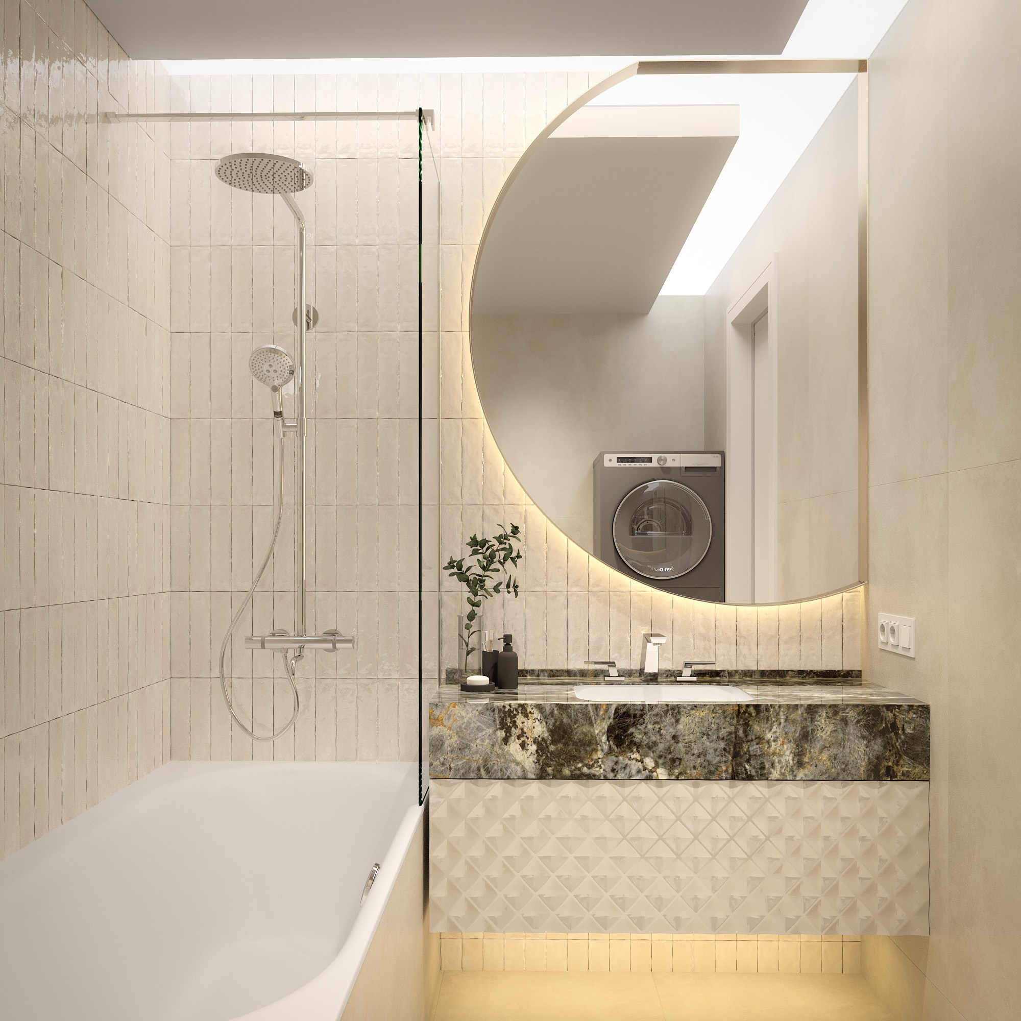 Квартира ЖК RIVER NEW. Архитектурно-дизайнерское бюро ROOMS