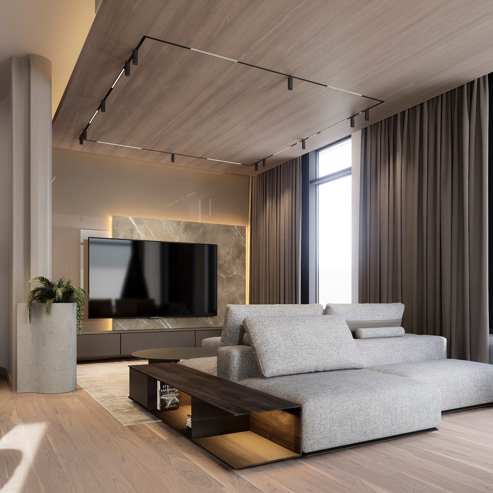 Квартира ЖК Полюса. Архитектурно-дизайнерское бюро ROOMS