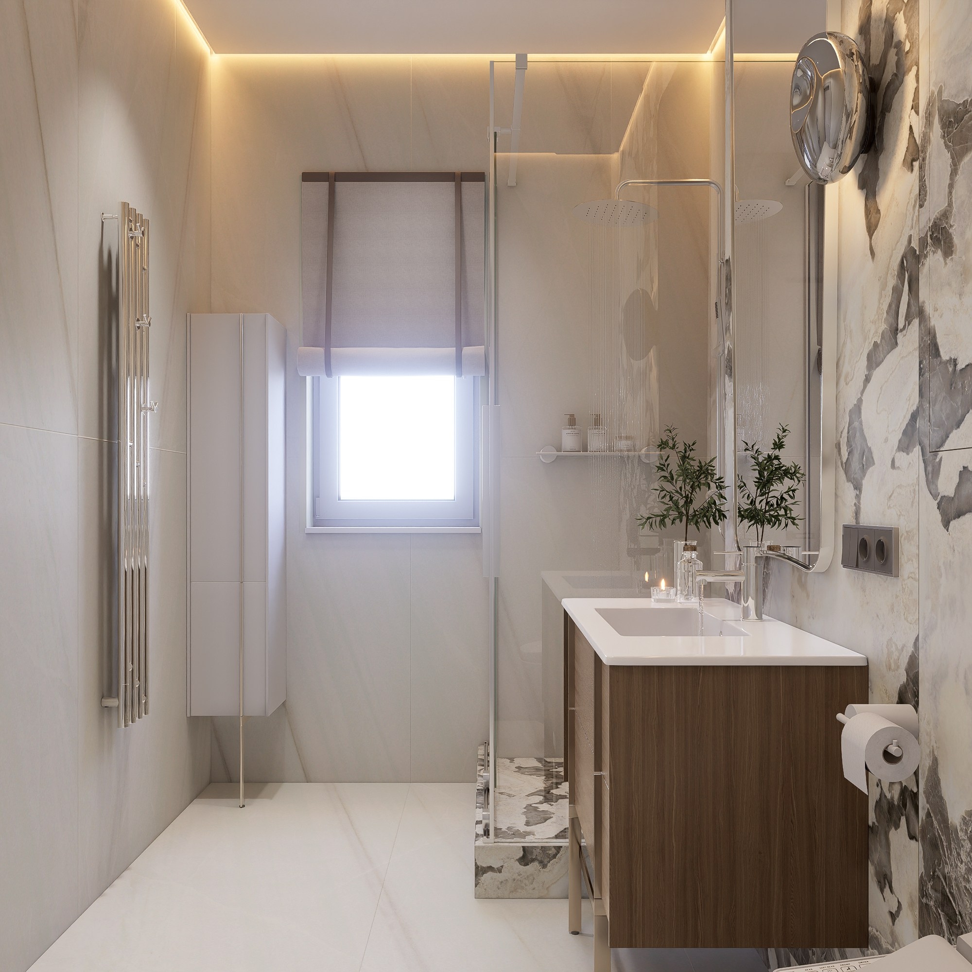 Фьерд 2-х комнатный. Архитектурно-дизайнерское бюро ROOMS