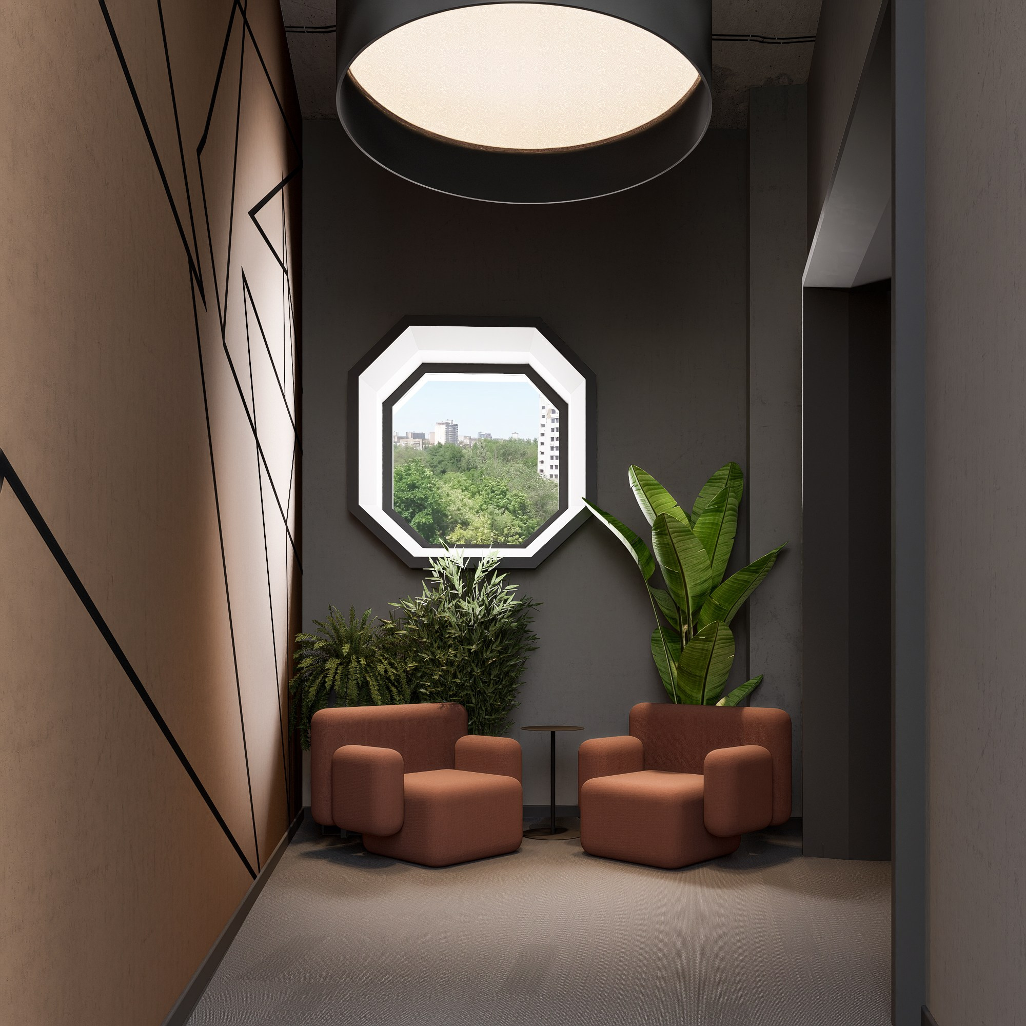 Дизайн проект офисных помещений компании REDRUM. Архитектурно-дизайнерское бюро ROOMS