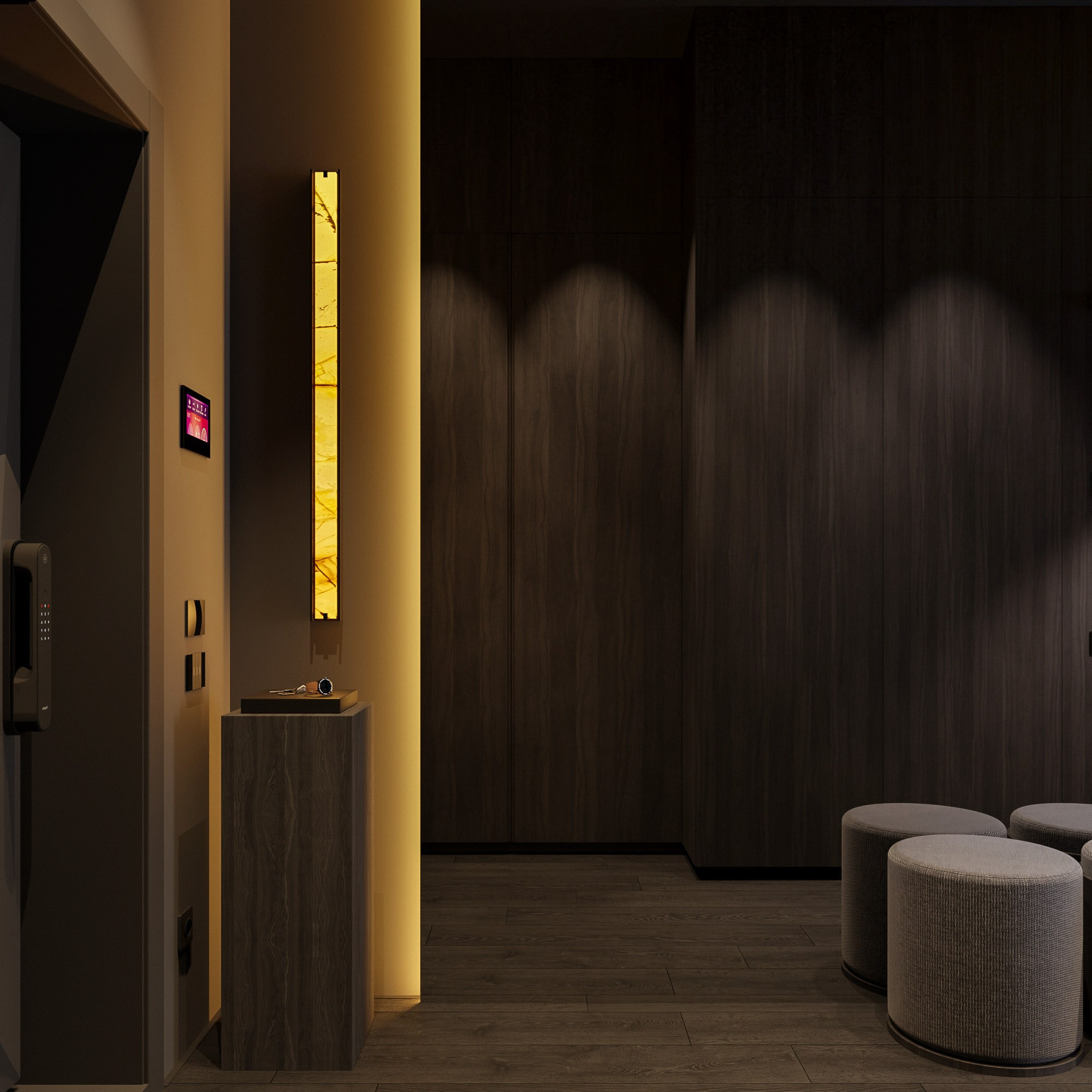 Квартира ЖК Премиум Парк г. Владивосток. Архитектурно-дизайнерское бюро ROOMS