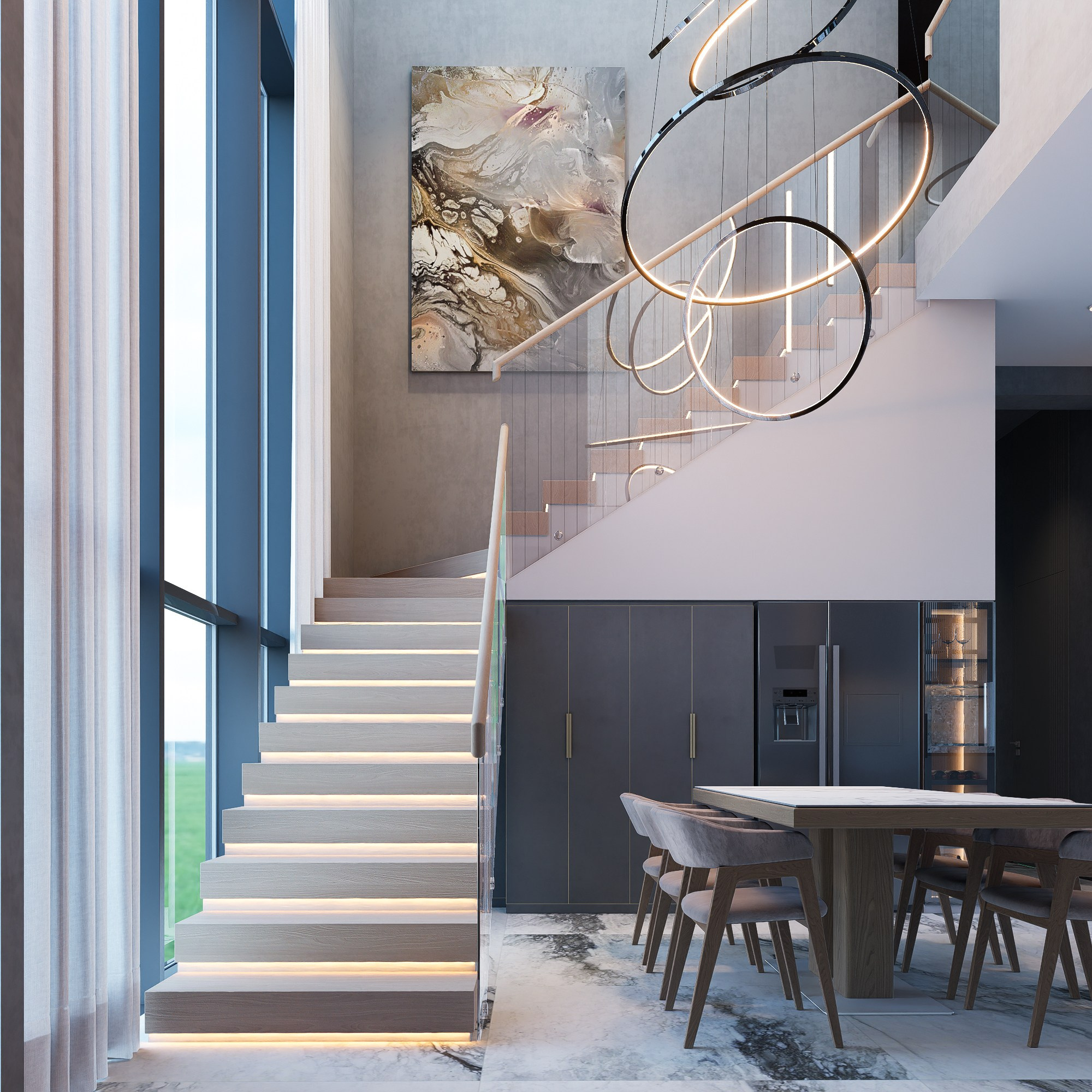 Загородный дом Иван (WEB). Архитектурно-дизайнерское бюро ROOMS