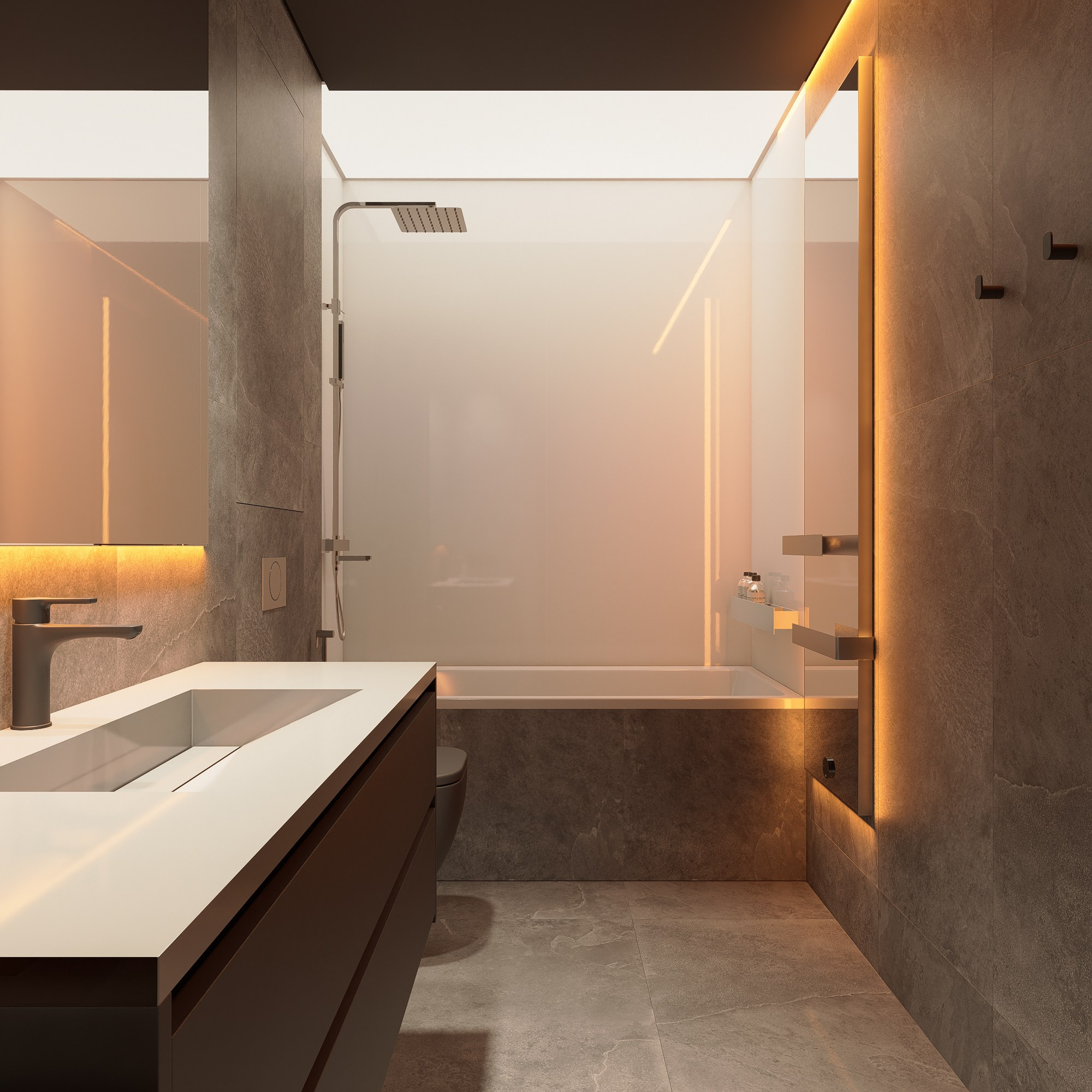 Квартира ЖК Полюса ЮГ 146. Архитектурно-дизайнерское бюро ROOMS