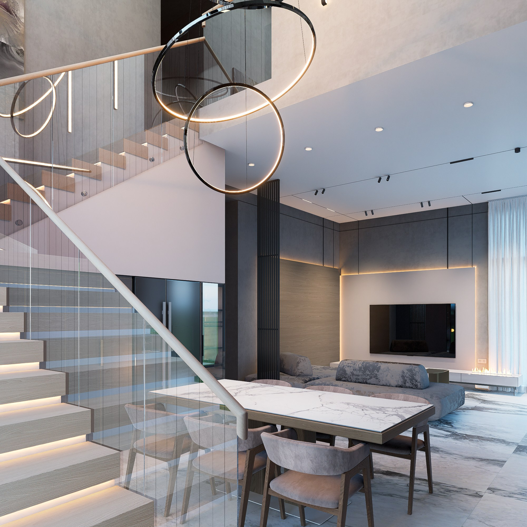 Загородный дом Иван (WEB). Архитектурно-дизайнерское бюро ROOMS