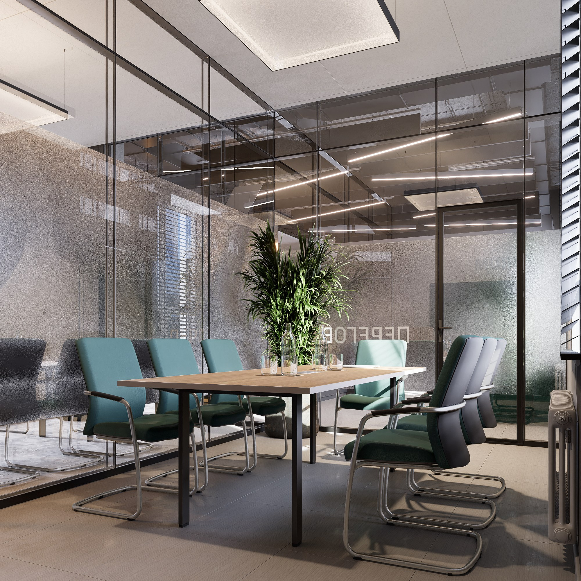 Дизайн проект офисных помещений компании REDRUM. Архитектурно-дизайнерское бюро ROOMS