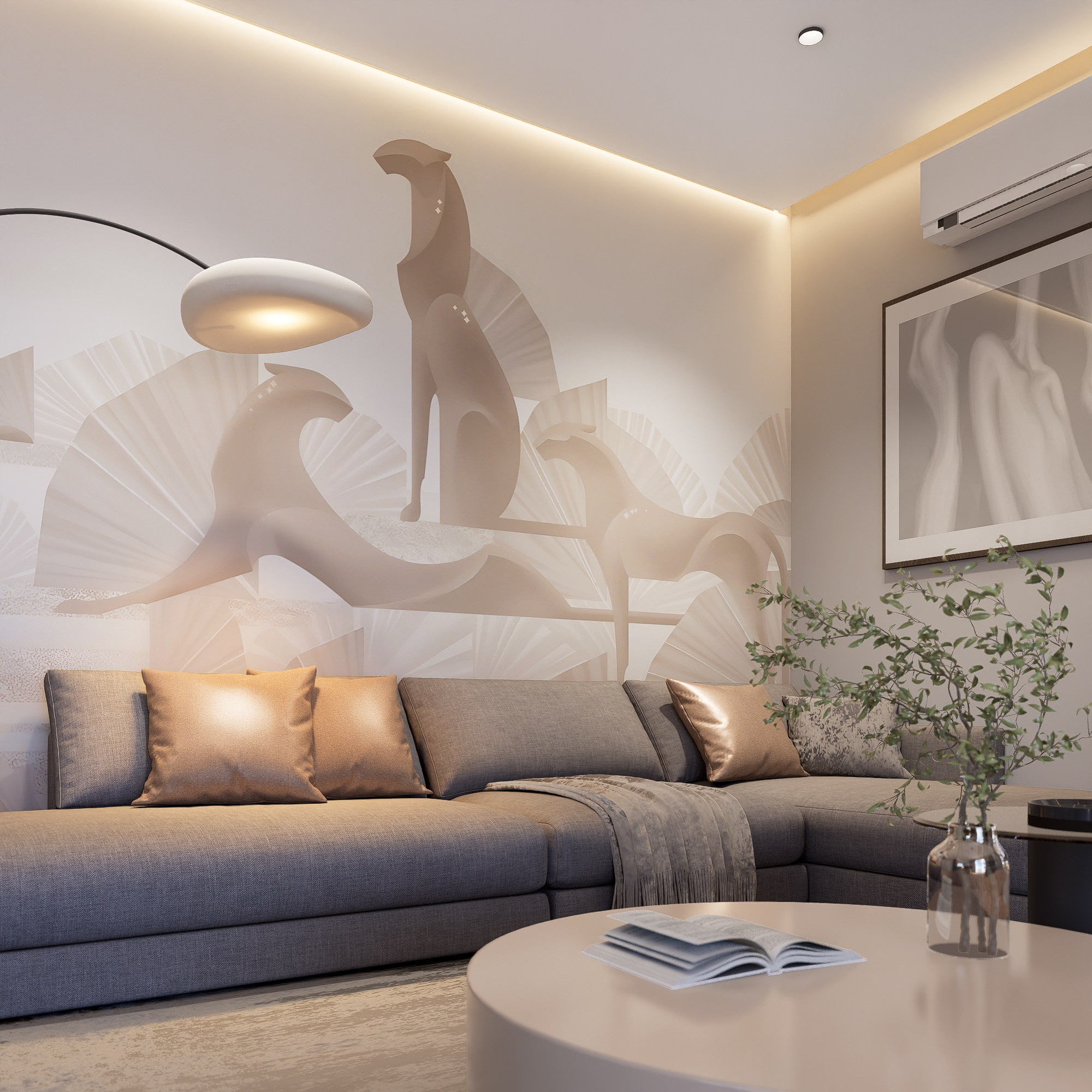 Фьерд 2-х комнатный. Архитектурно-дизайнерское бюро ROOMS