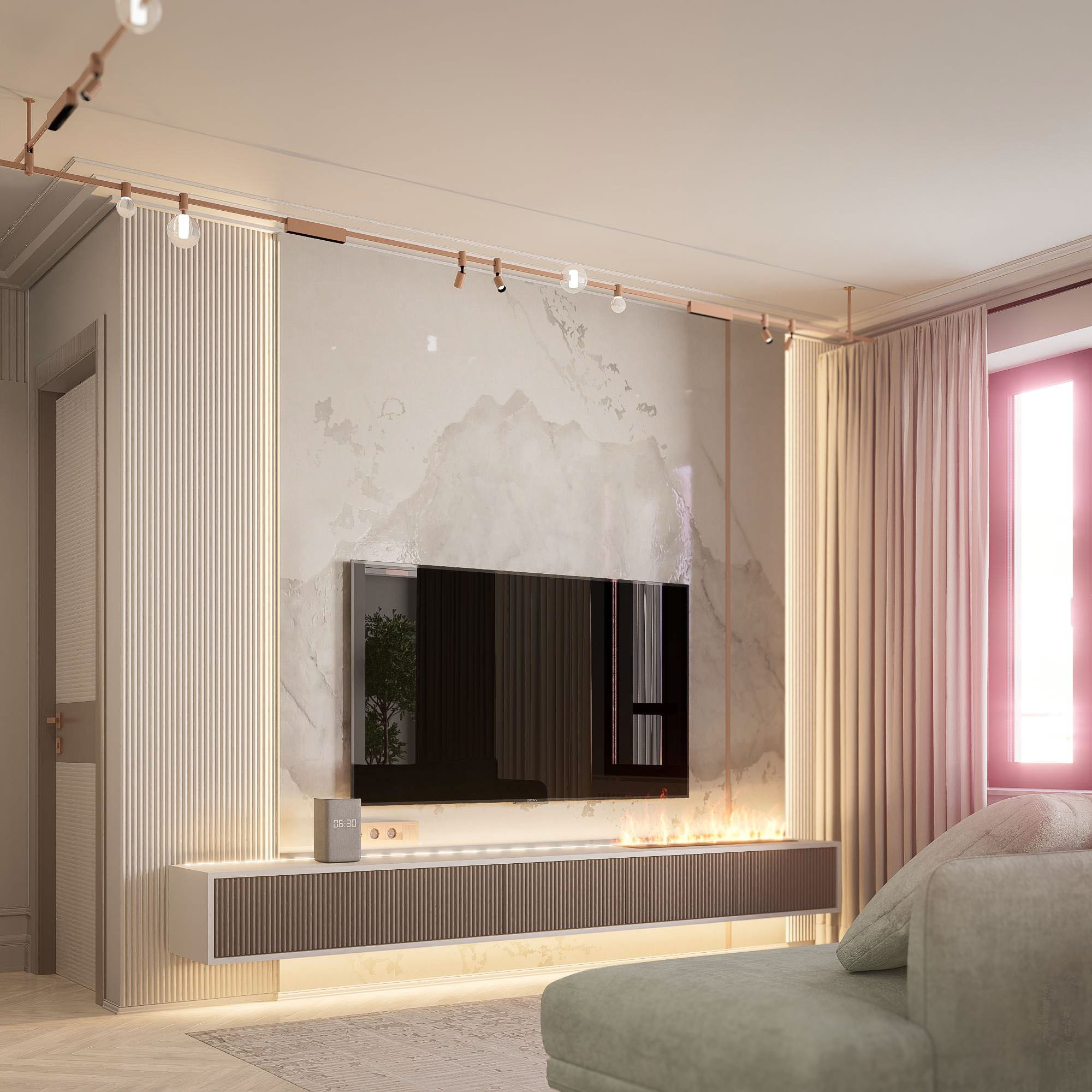 Квартира ЖК Дежнев-4. Архитектурно-дизайнерское бюро ROOMS