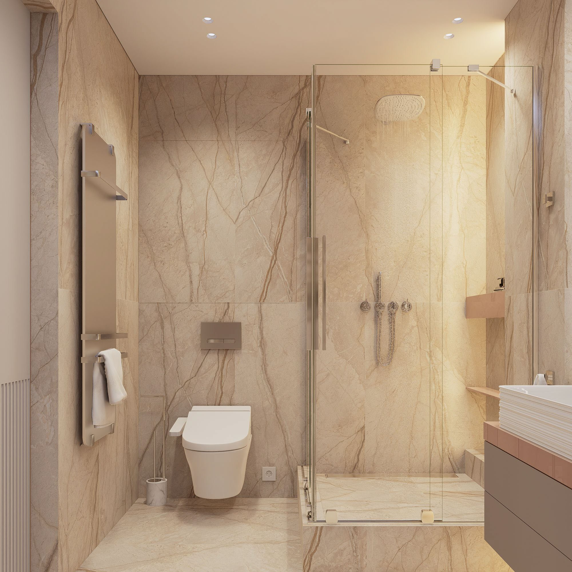 Квартира ЖК Дежнев-4. Архитектурно-дизайнерское бюро ROOMS