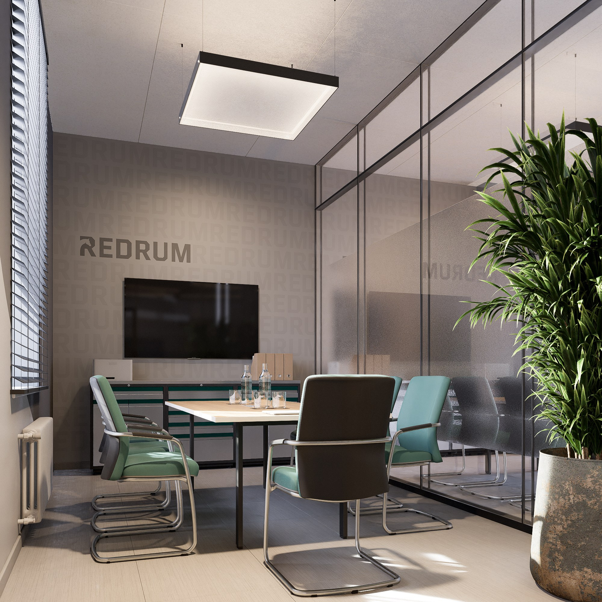 Дизайн проект офисных помещений компании REDRUM. Архитектурно-дизайнерское бюро ROOMS