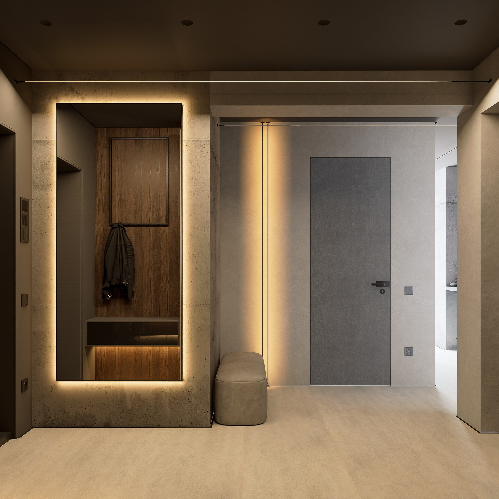 Квартира ЖК Полюса ЮГ 146. Архитектурно-дизайнерское бюро ROOMS