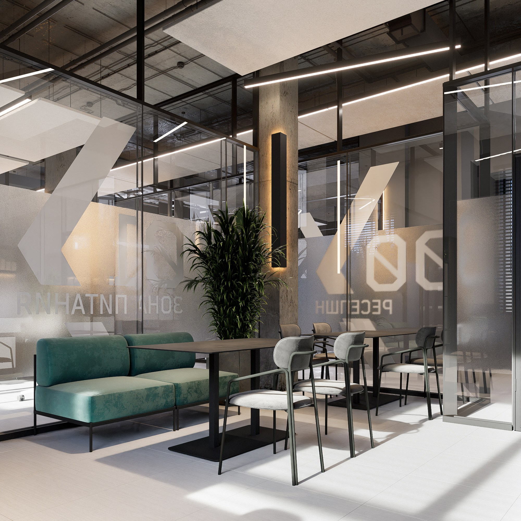 Дизайн проект офисных помещений компании REDRUM. Архитектурно-дизайнерское бюро ROOMS