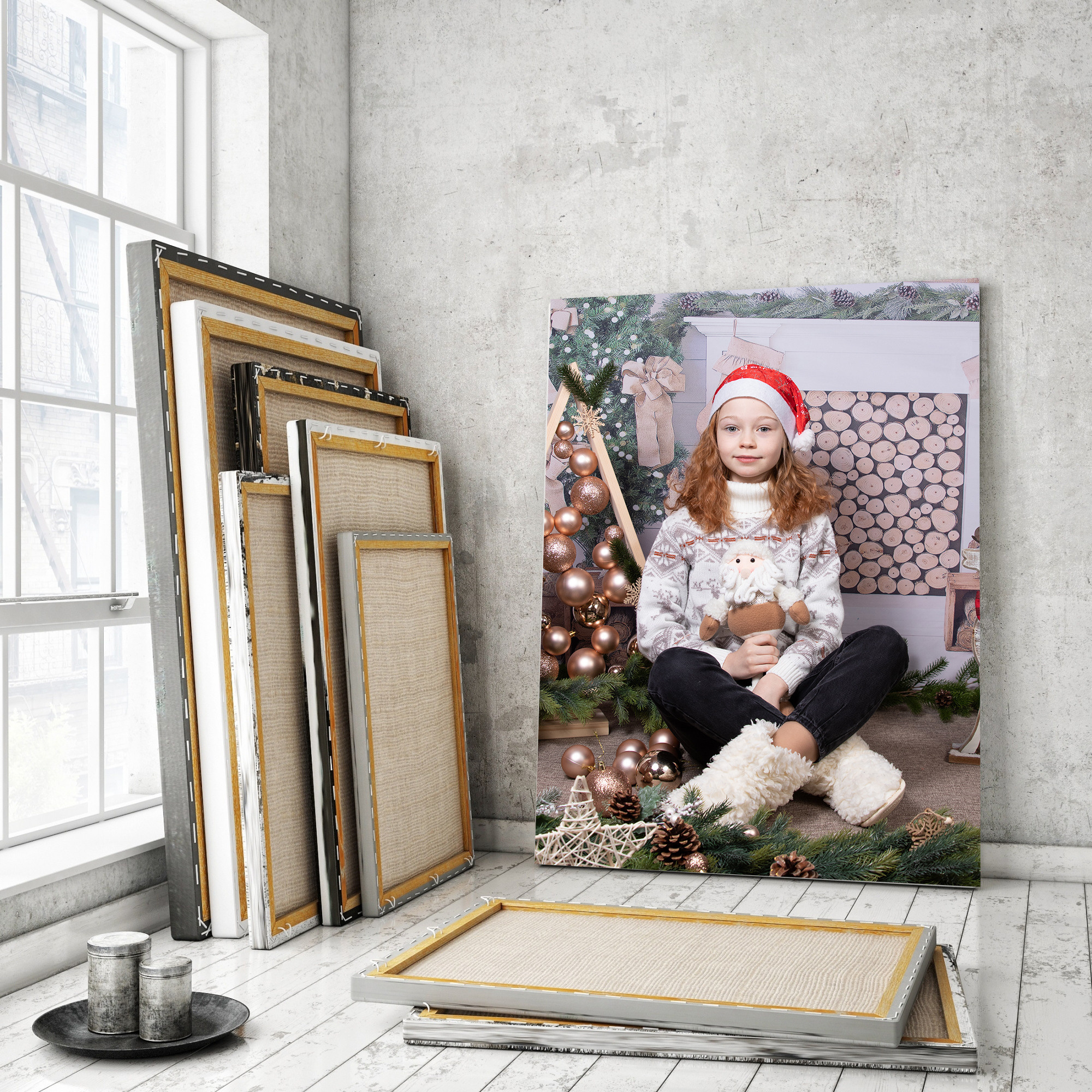 Новогодняя сказка. Детский фотограф в Алматы, виньетки, выпускной альбом Алматы