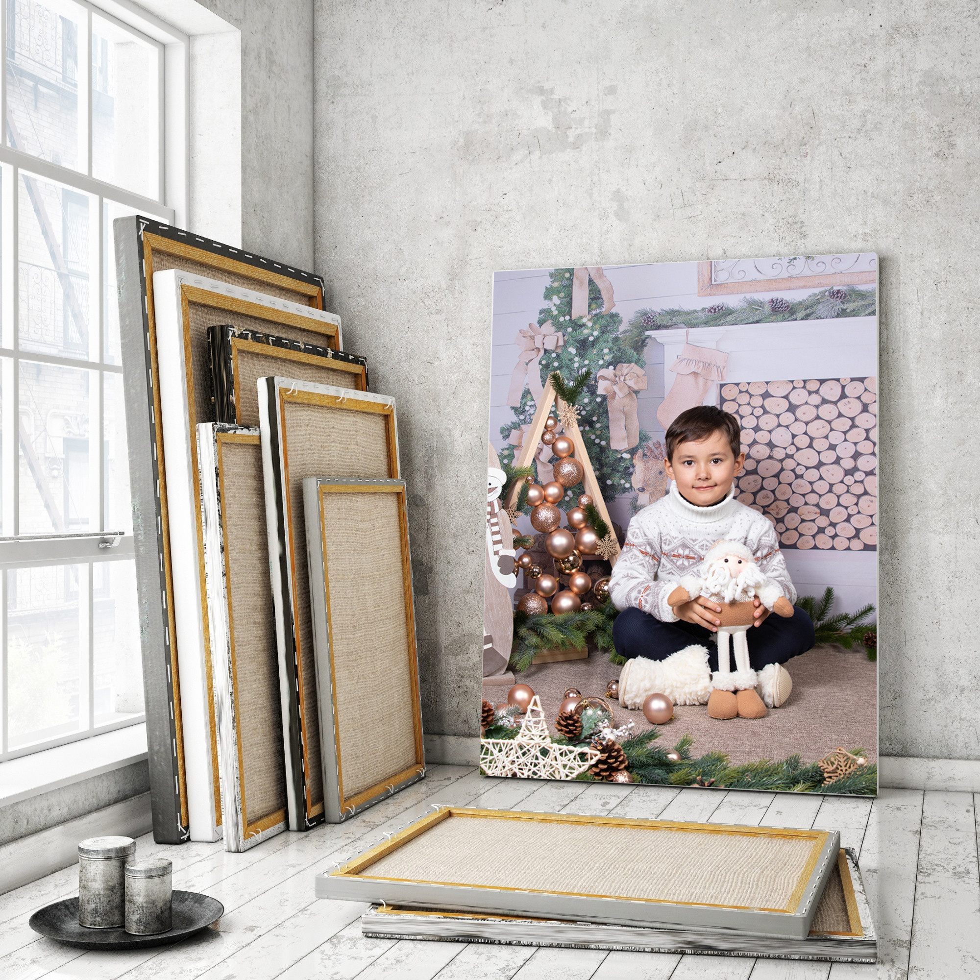 Новогодняя сказка. Детский фотограф в Алматы, виньетки, выпускной альбом Алматы