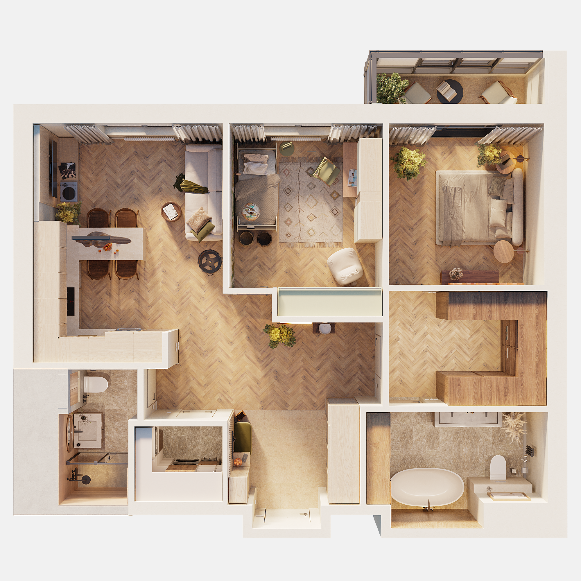 Услуги. 3D визуализатор интерьера Антонина Ковалёва @kovalevaacg