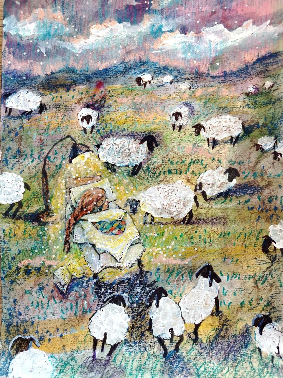 картины, живопись, масло, акрил, интерьерные картины, девушка, метафорические картины