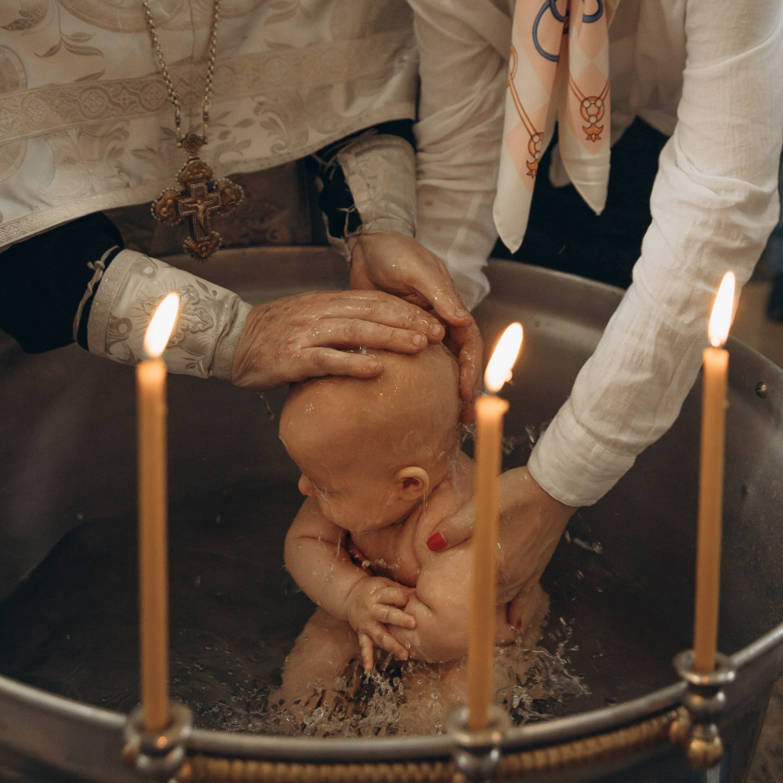 Таинство крещения и венчание. Семейный фотограф в Москве и Королеве Евгения Баукова