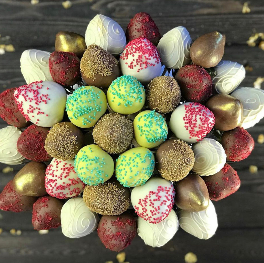 Букет клубника в шоколаде