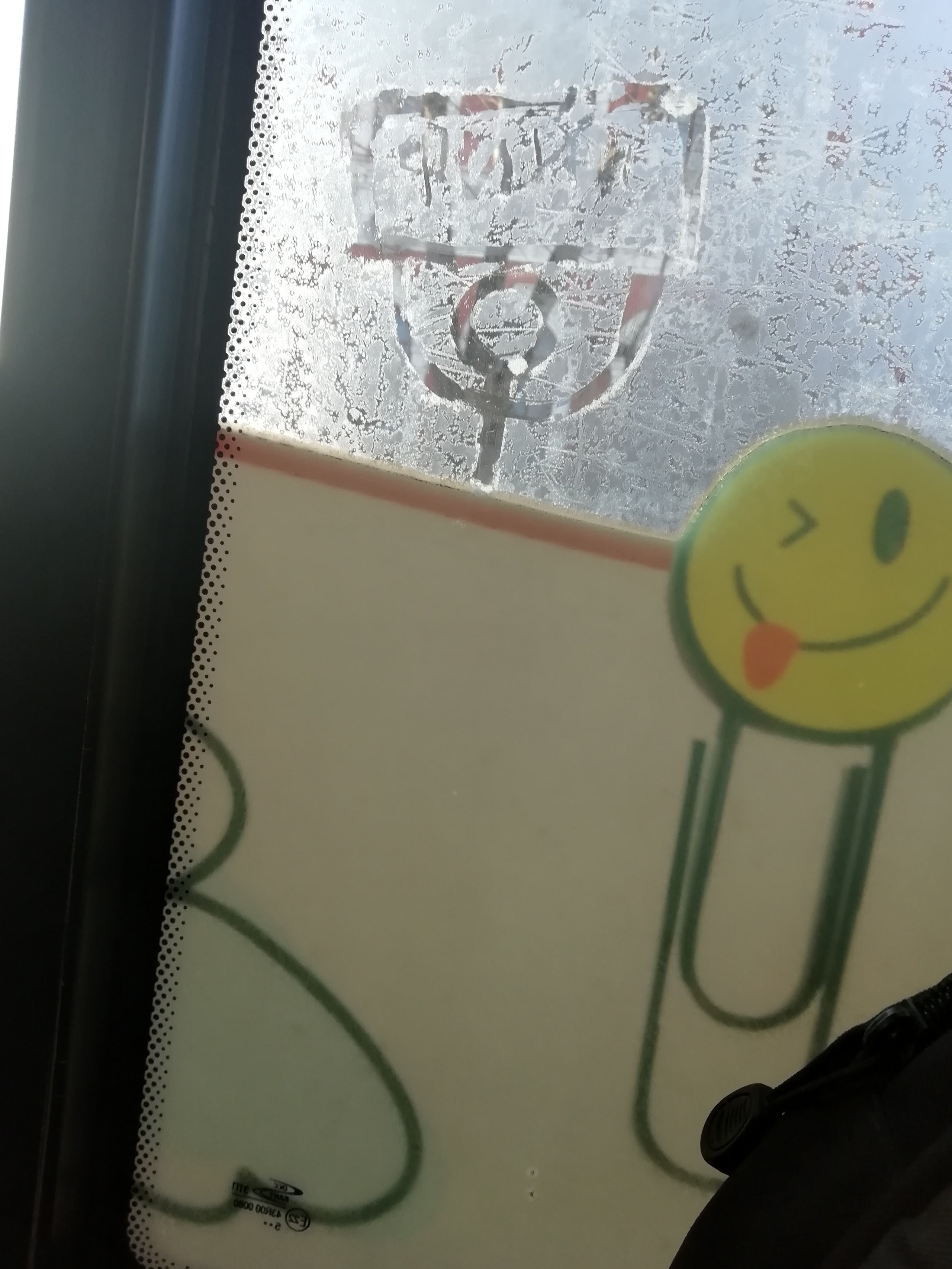 Рисункинаокнахавтобуса. Художник Рыбак Николай