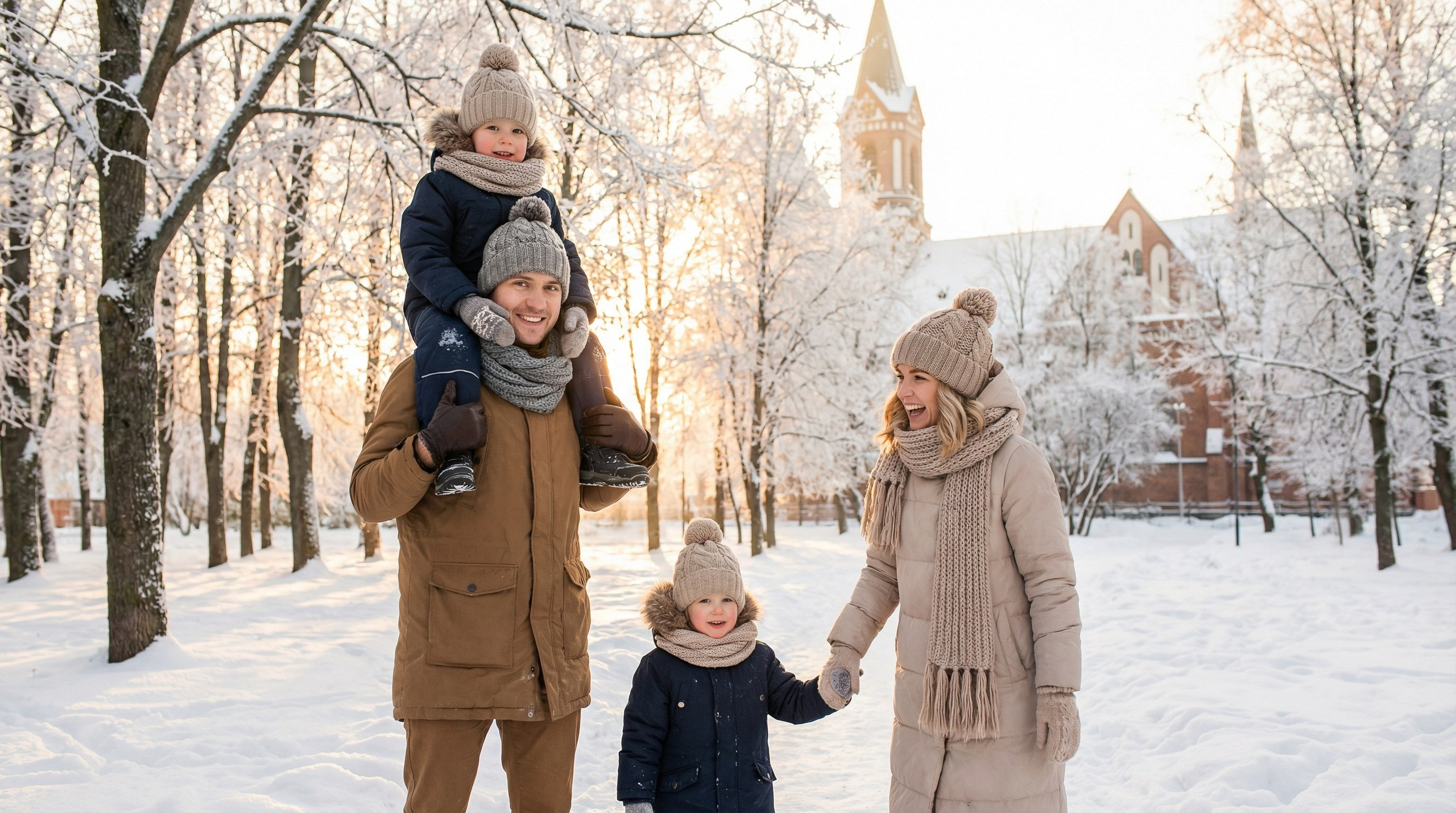 Топ-10 локаций для зимней семейной и детской фотосессии в Минске 2026