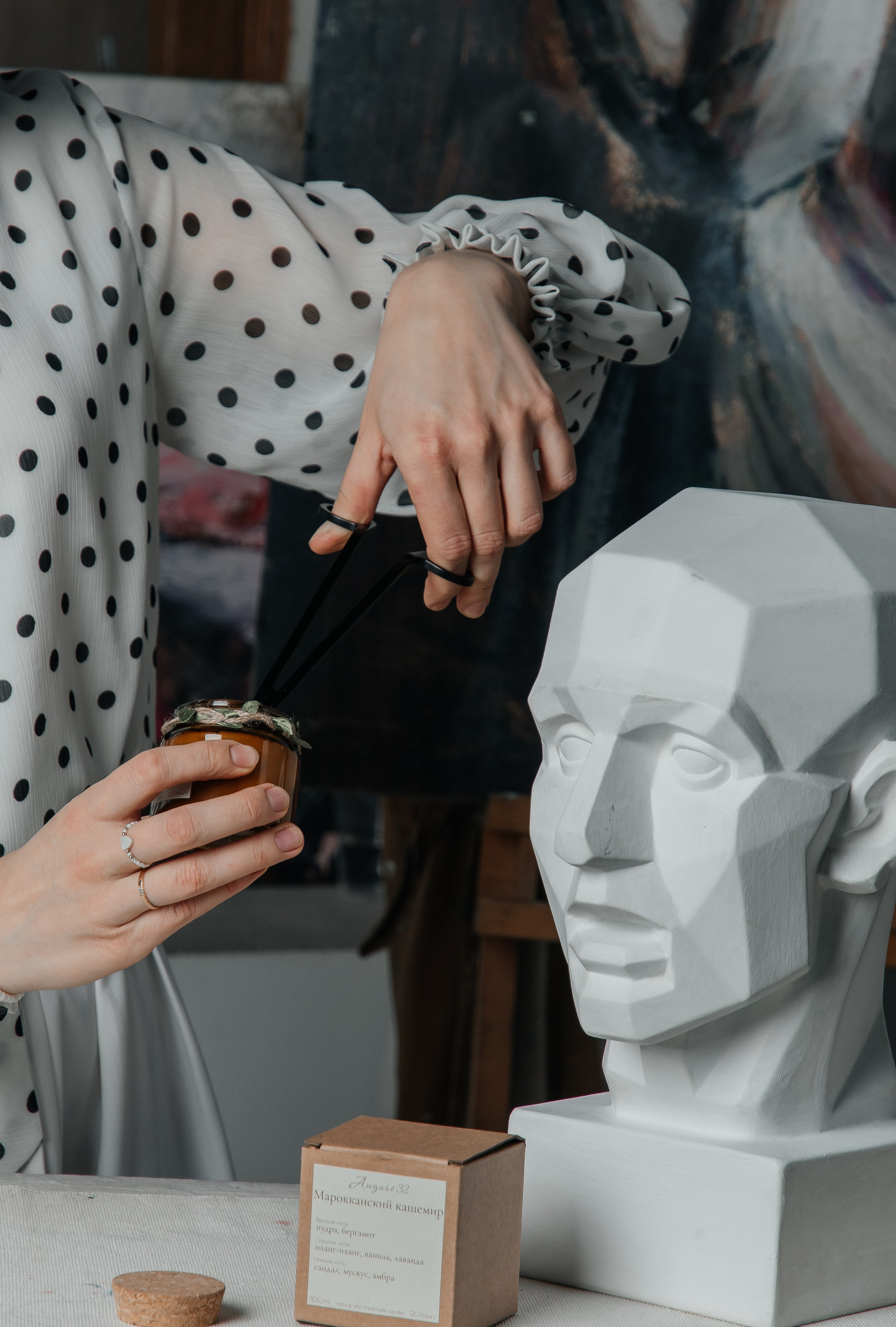 Контент-съемка свечек