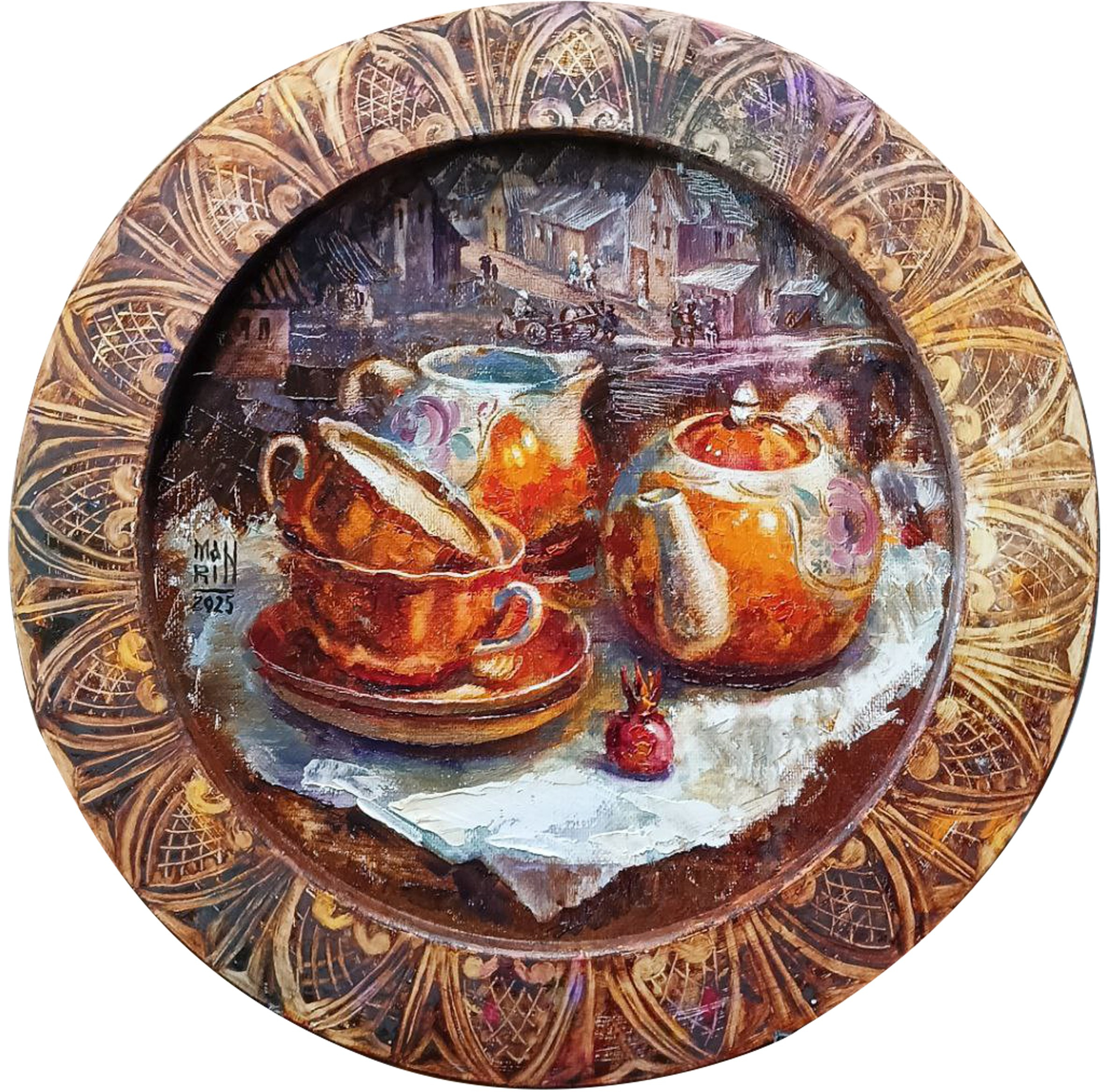 картины, интерьерные картины, картины маслом, масло, природа, живопись, купить картину, картина в подарок, старина, ретро стиль, натюрморт, антиквариат, старинный натюрморт, картина в раме, круглая картина