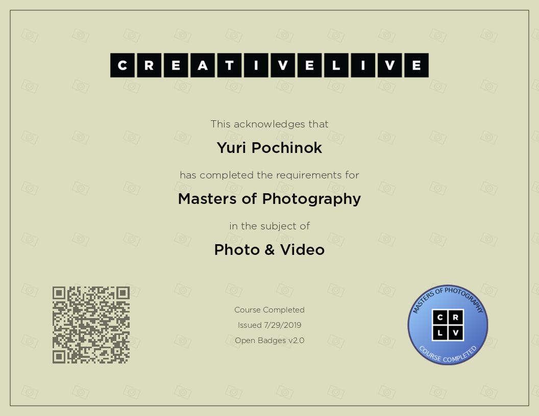 Контактная информация. Портретный фотограф в г. Краснодаре Юрий Починок